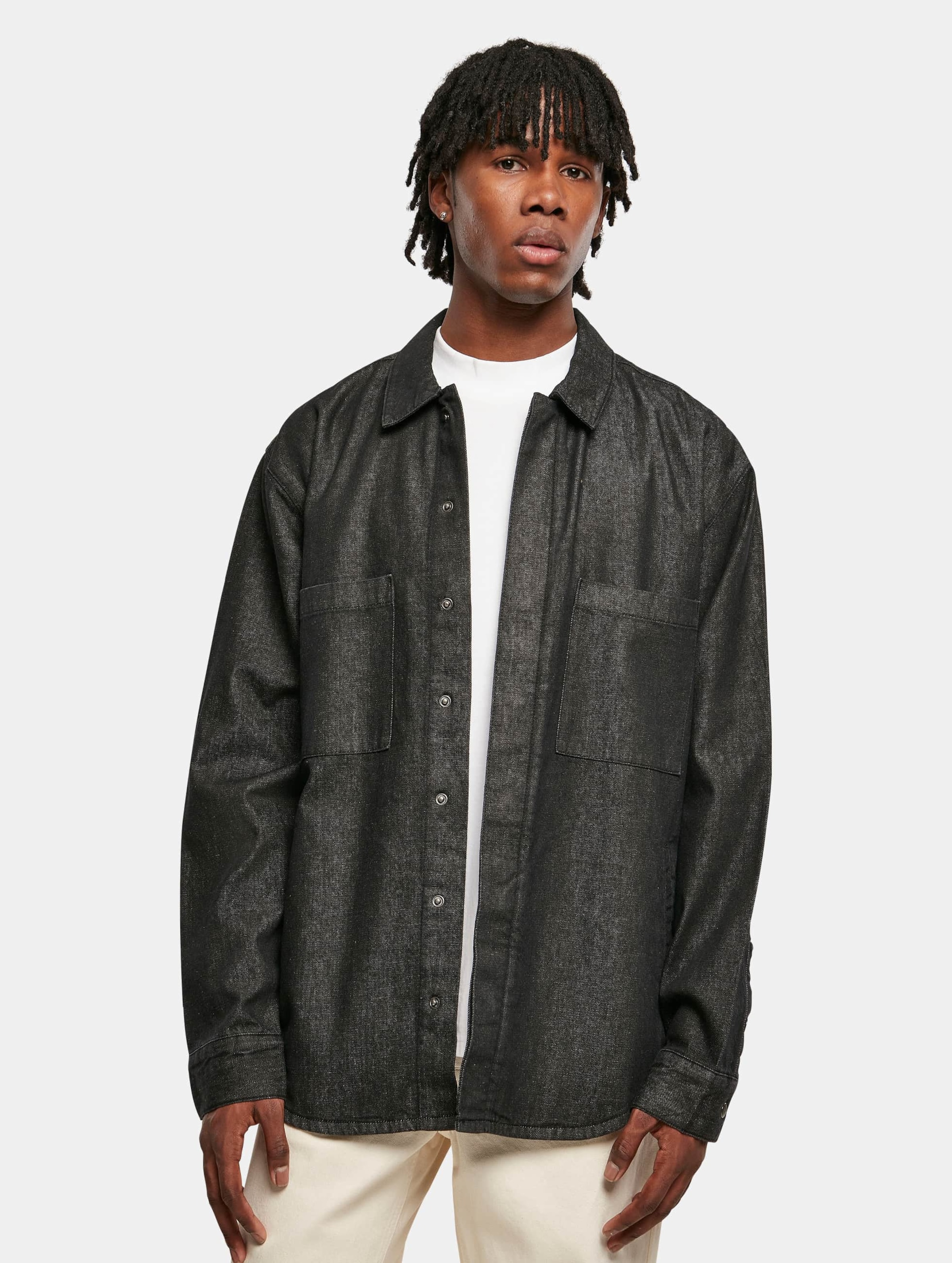 Urban Classics Oversized Denim Pocket Shirt