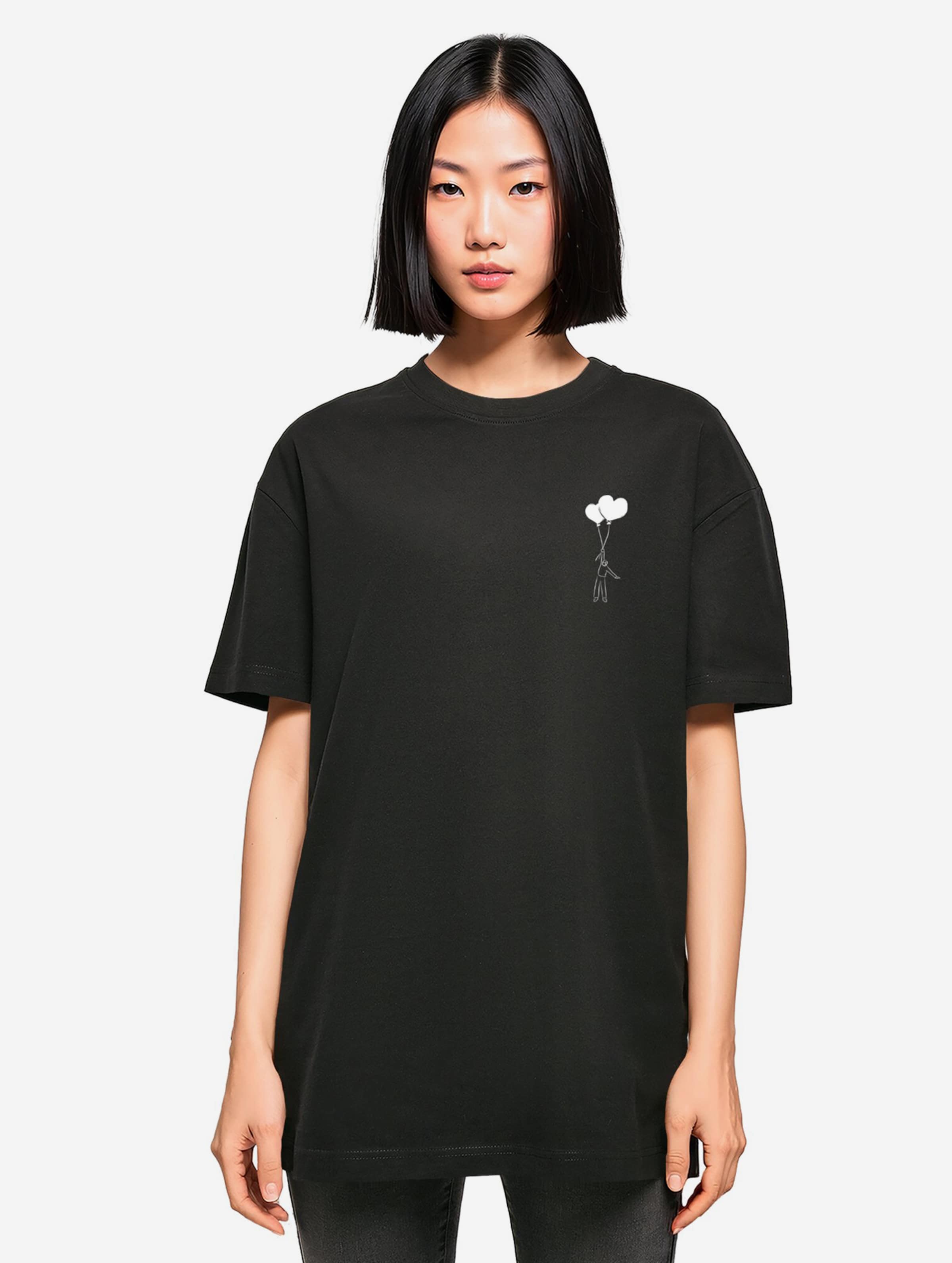 Merchcode Ladies Love In The Air Oversized Boyfriend T-Shirt
