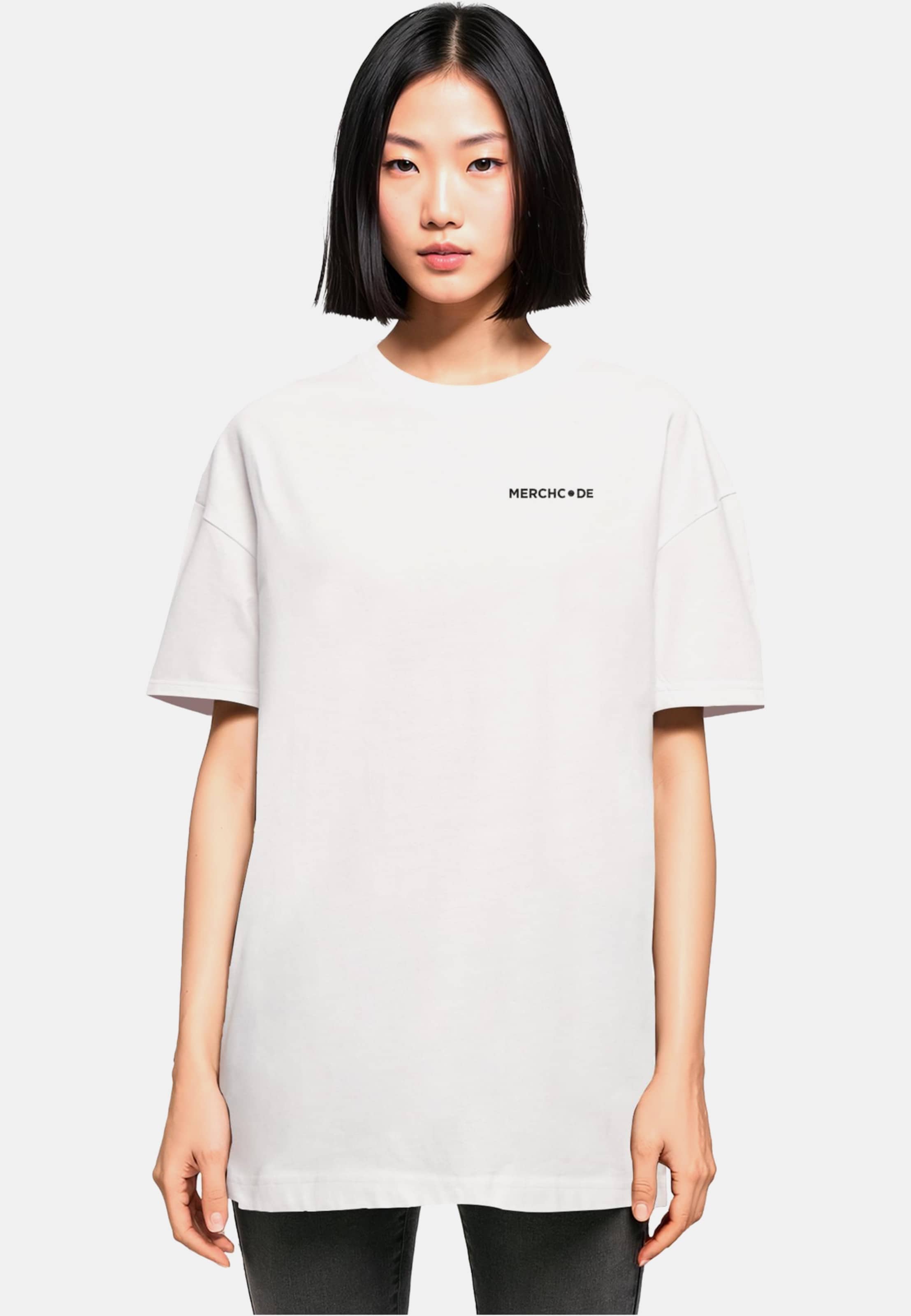 Merchcode POD Ladies Break The Rules Oversized Boyfriend Tee