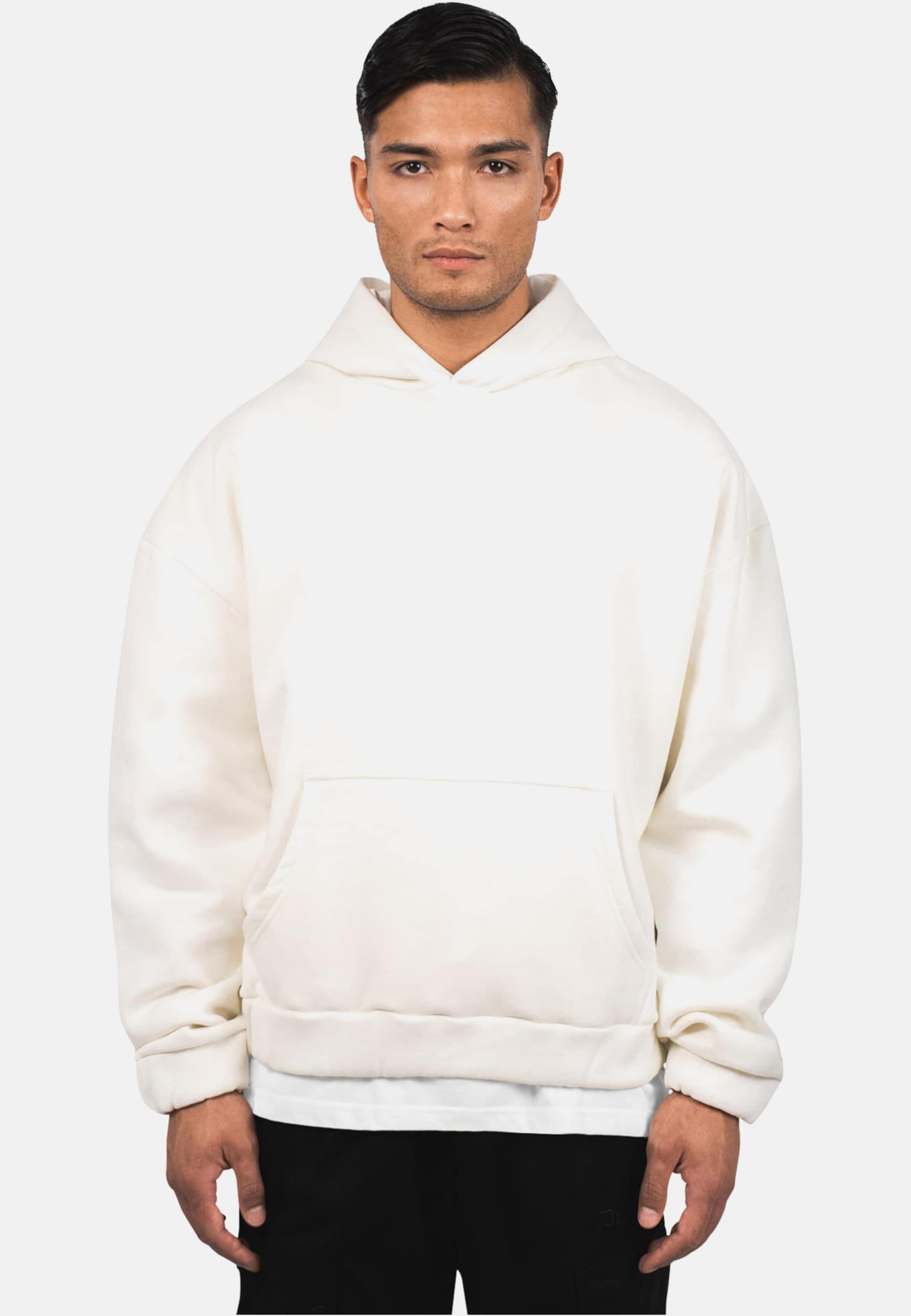 Dropsize Heavy Oversize Rubber Patch Hoodie
