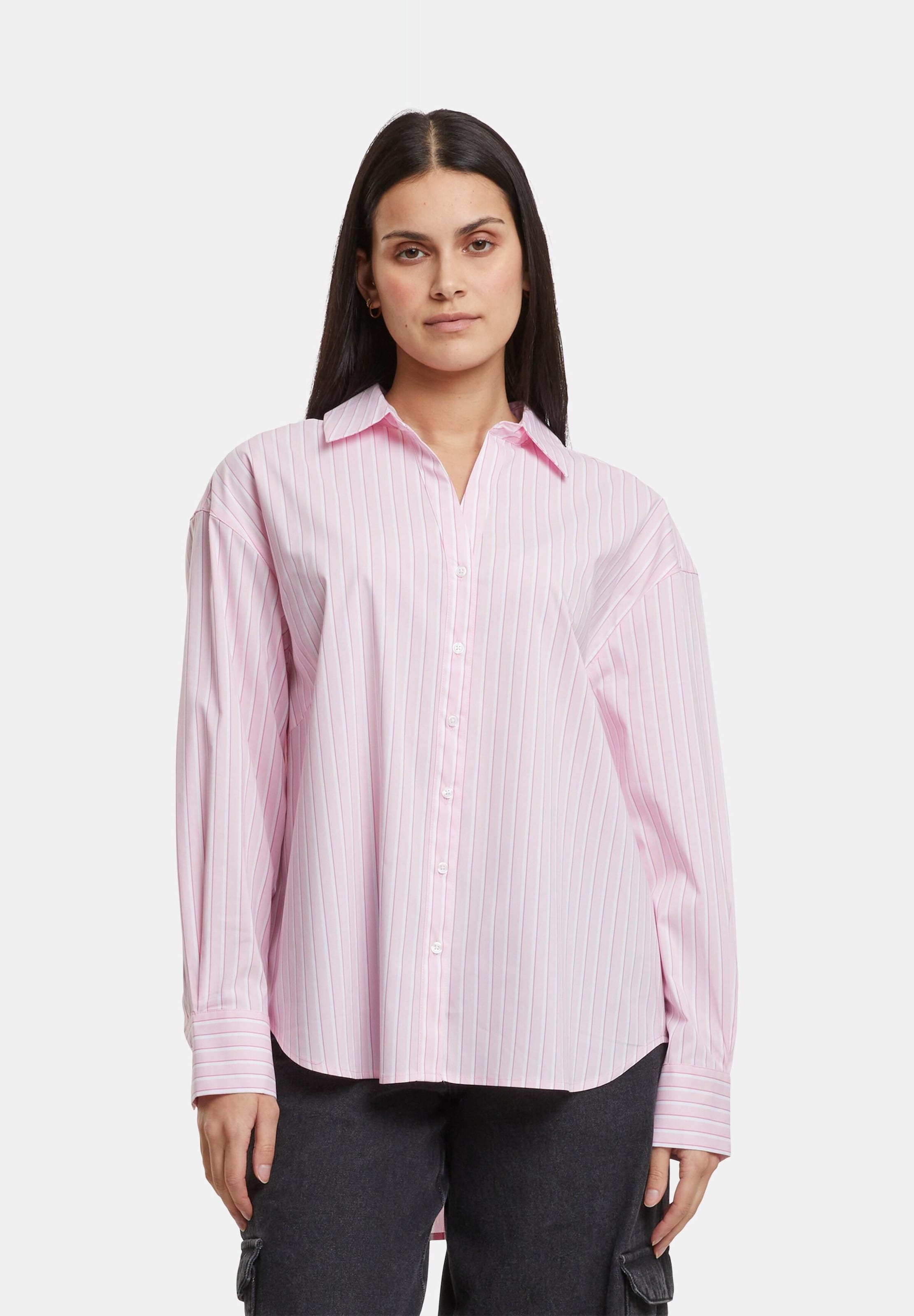 Urban Classics Ladies Oversized Striped Blouse