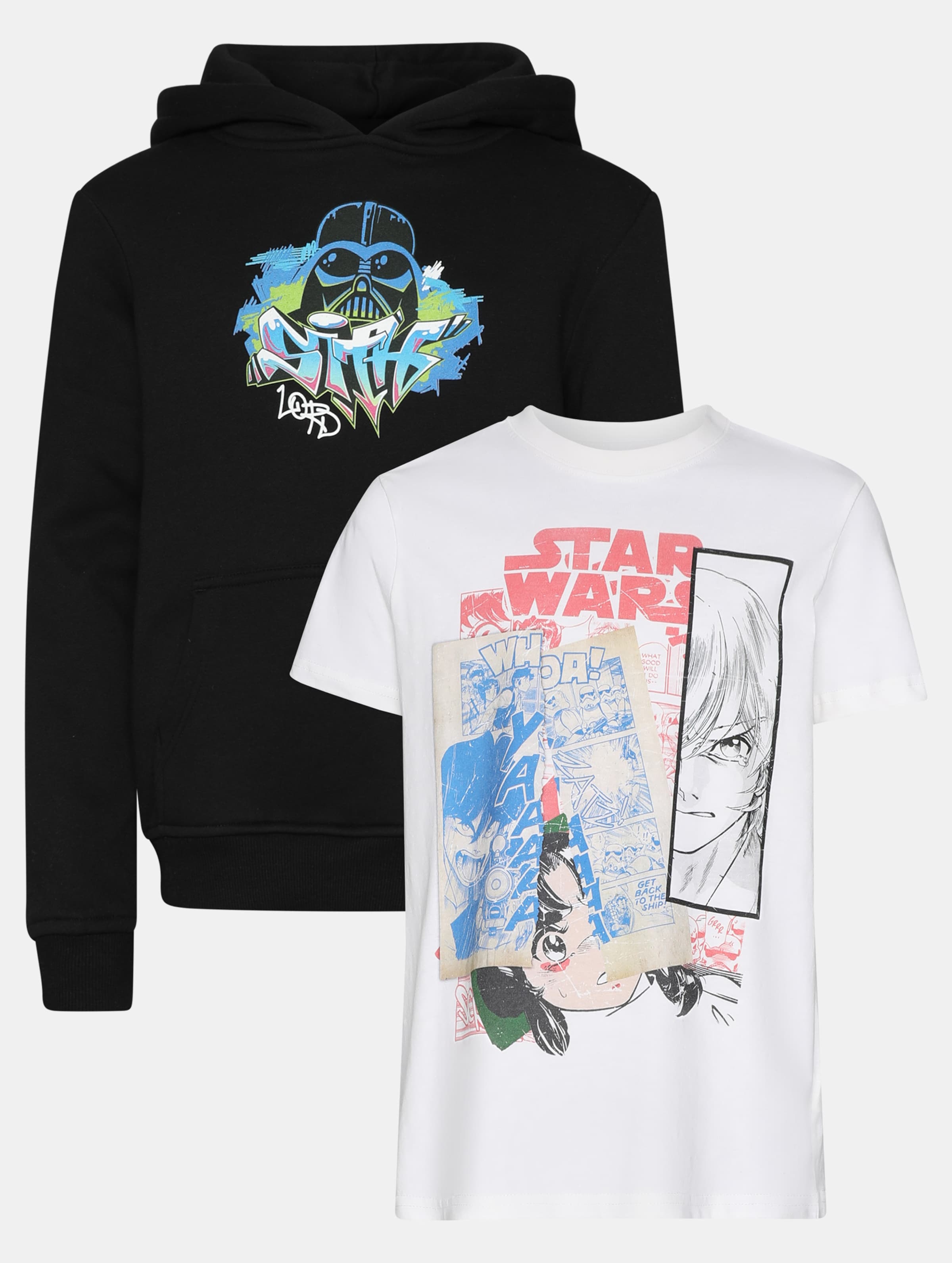 Mister Tee T-Shirt & Hoody 2 Pack - Star Wars