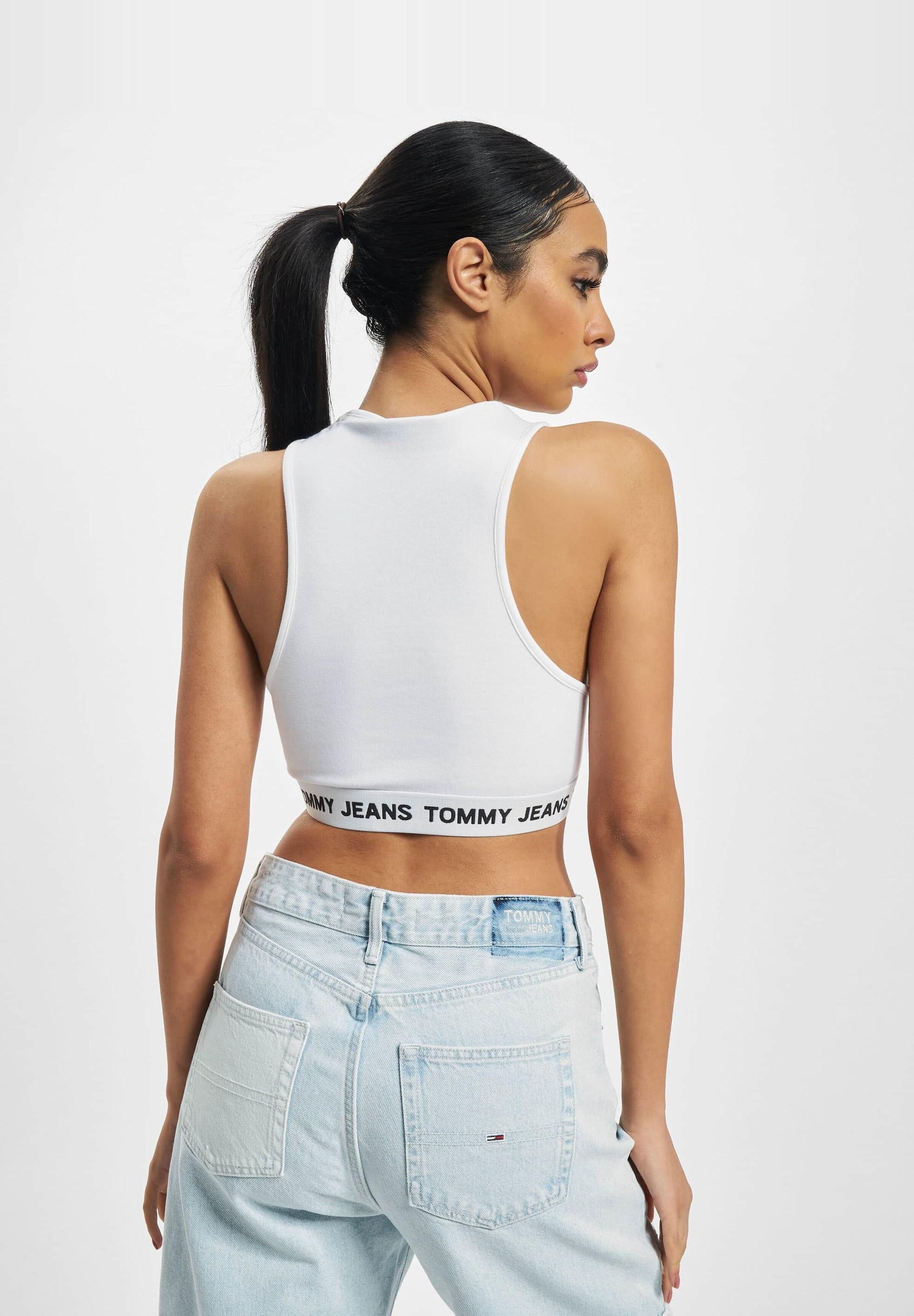 Tommy Jeans Logo Crop Top