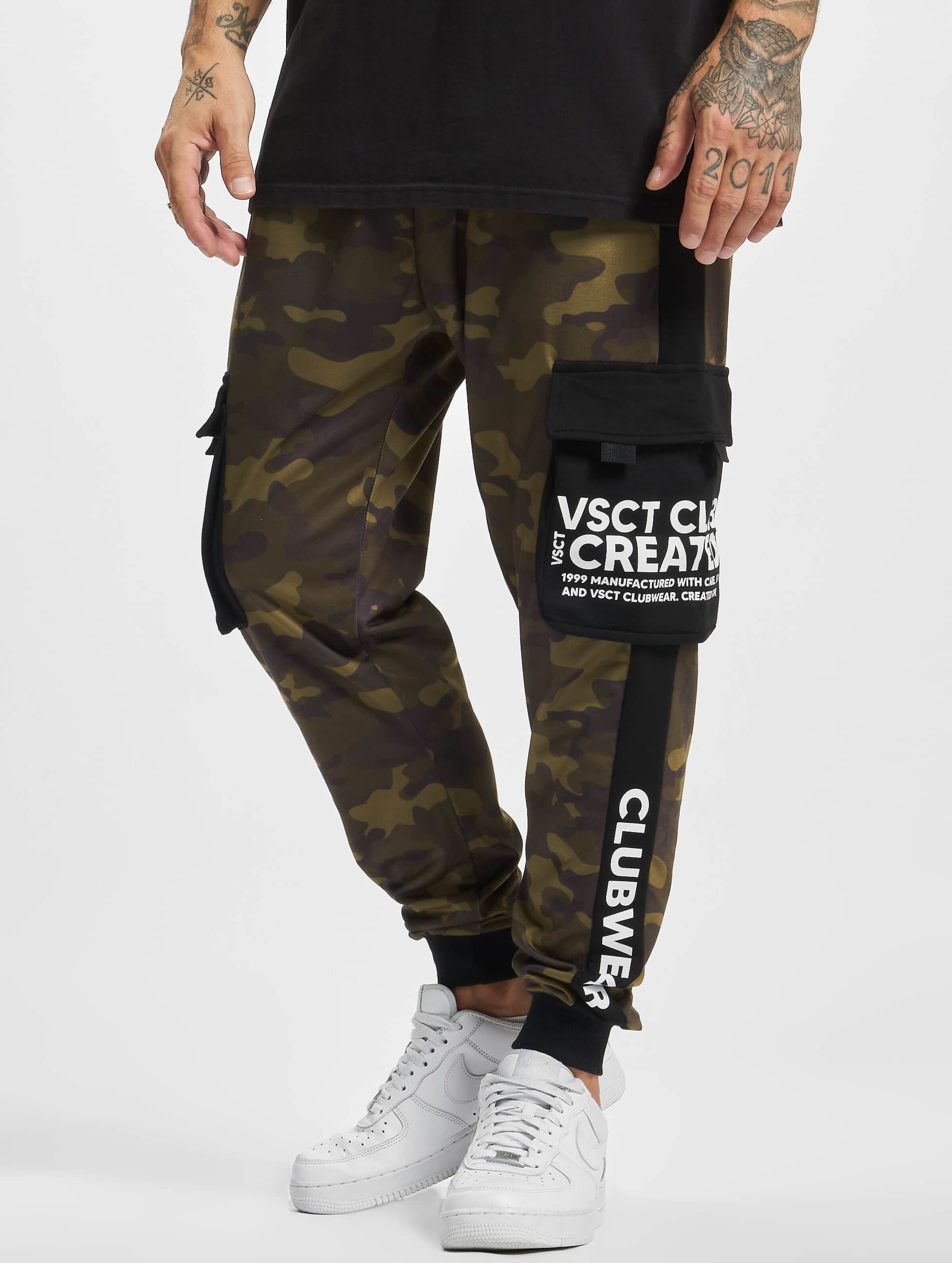 VSCT Clubwear Norman Camo Logo Stripes Cargo