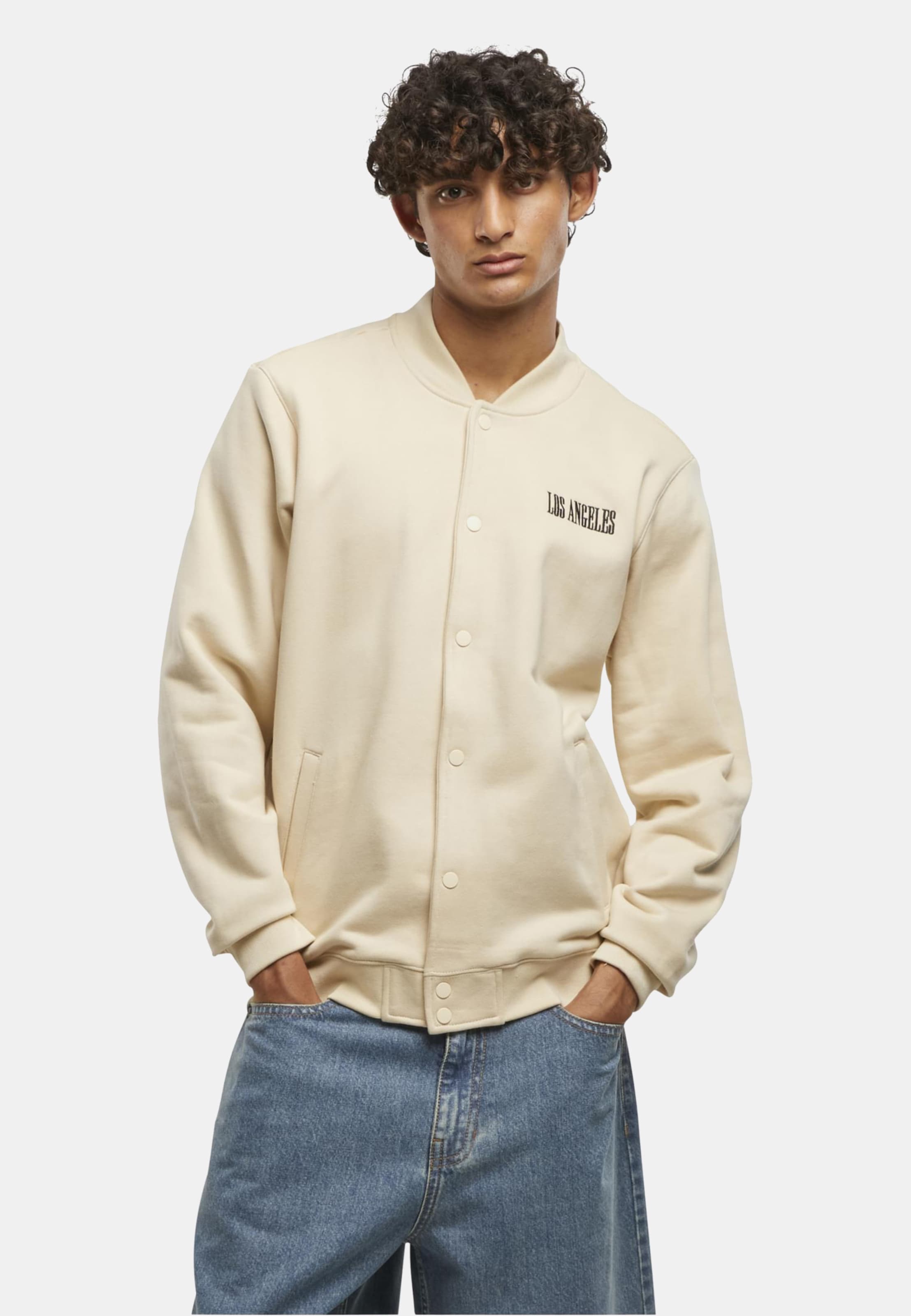 Mister Tee Los Angeles EMB Heavy Tonal College Jacket