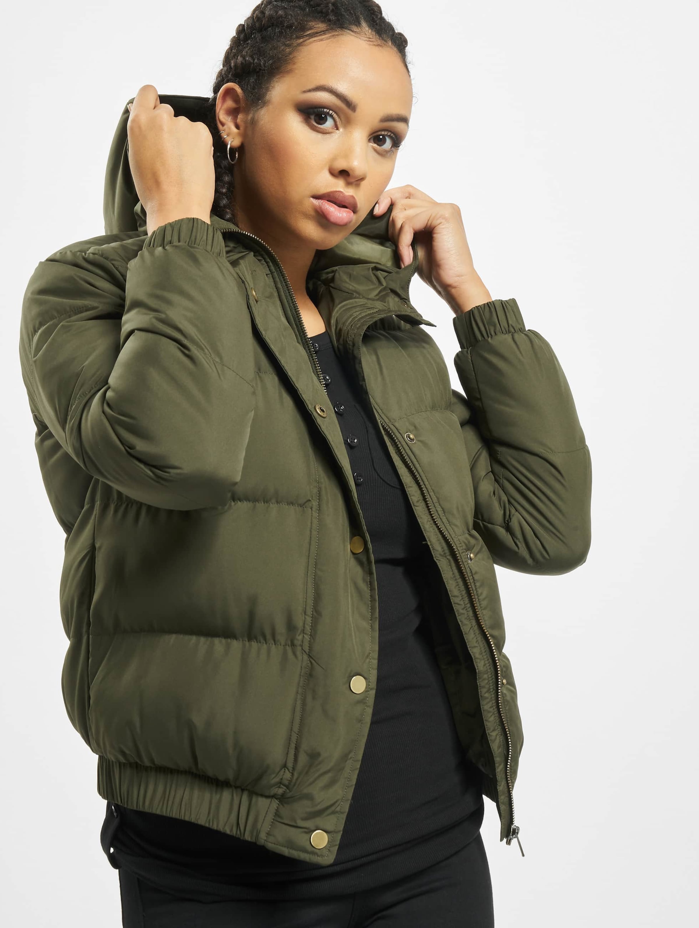 Urban Classics Ladies Hooded Puffer Jacket