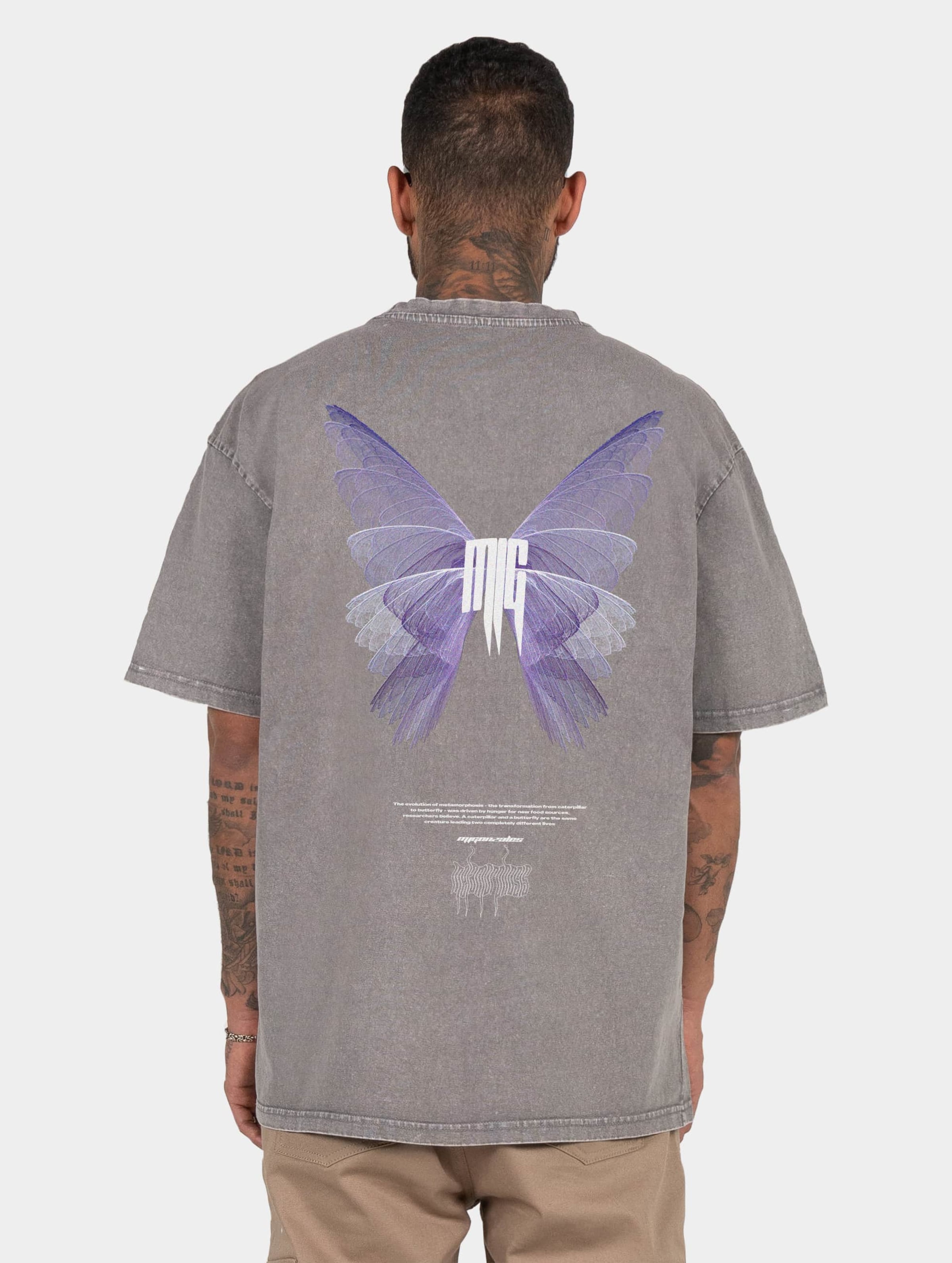 MJ Gonzales METAMORPHOSE V.2 Acid Washed Heavy Oversized Tee