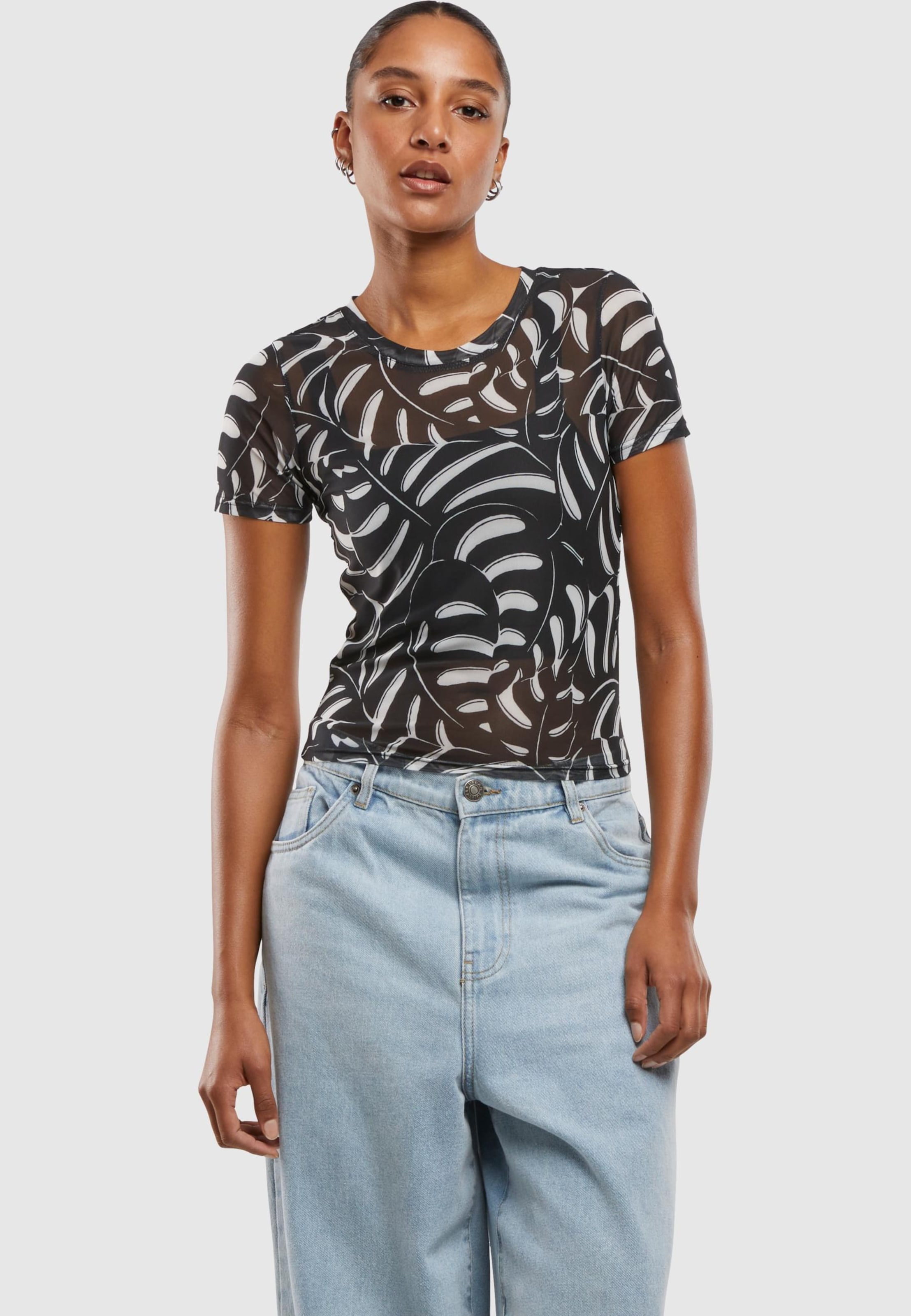 Urban Classics Ladies AOP Mesh Tee