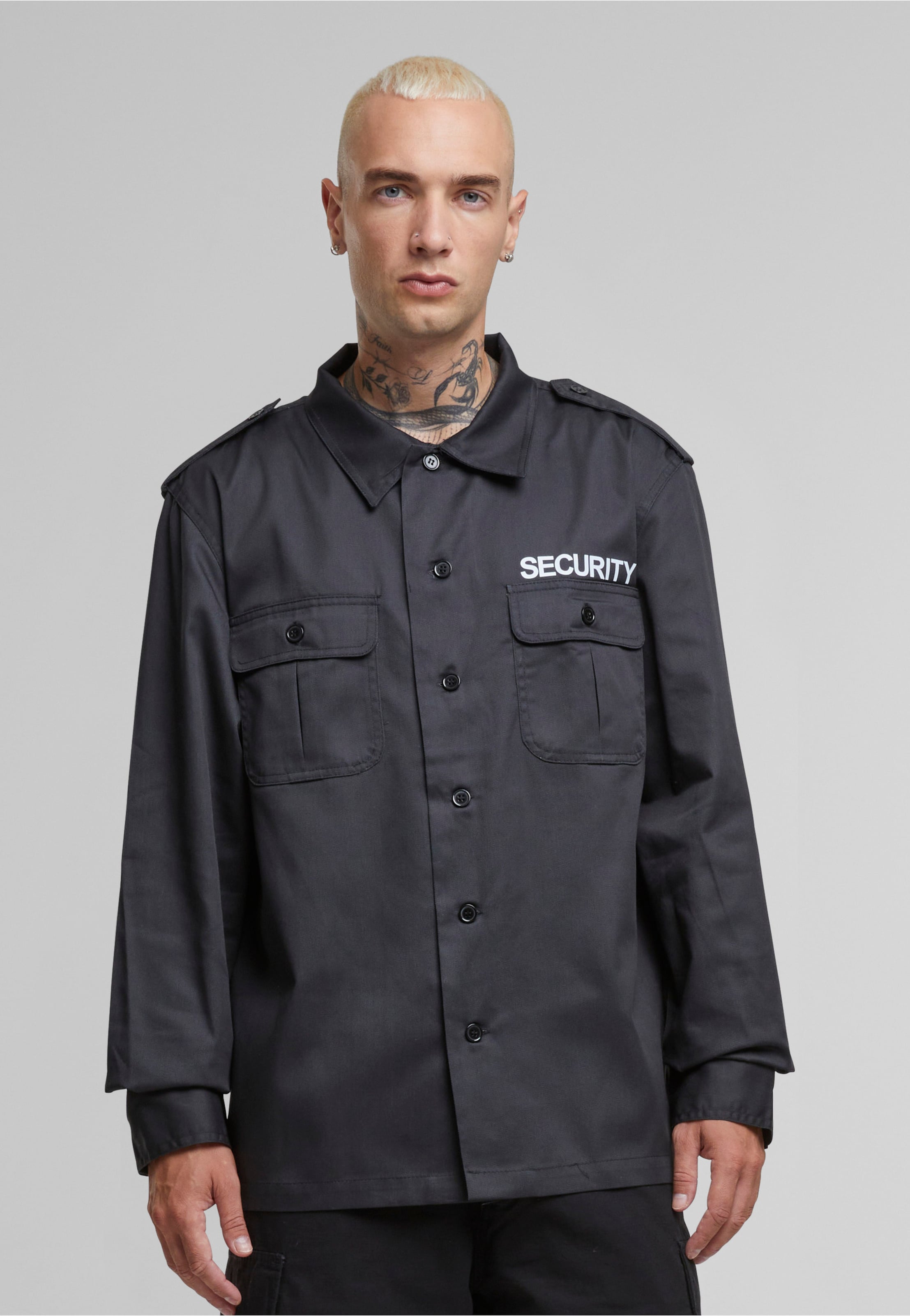 Brandit Security US Shirt Long Sleeve