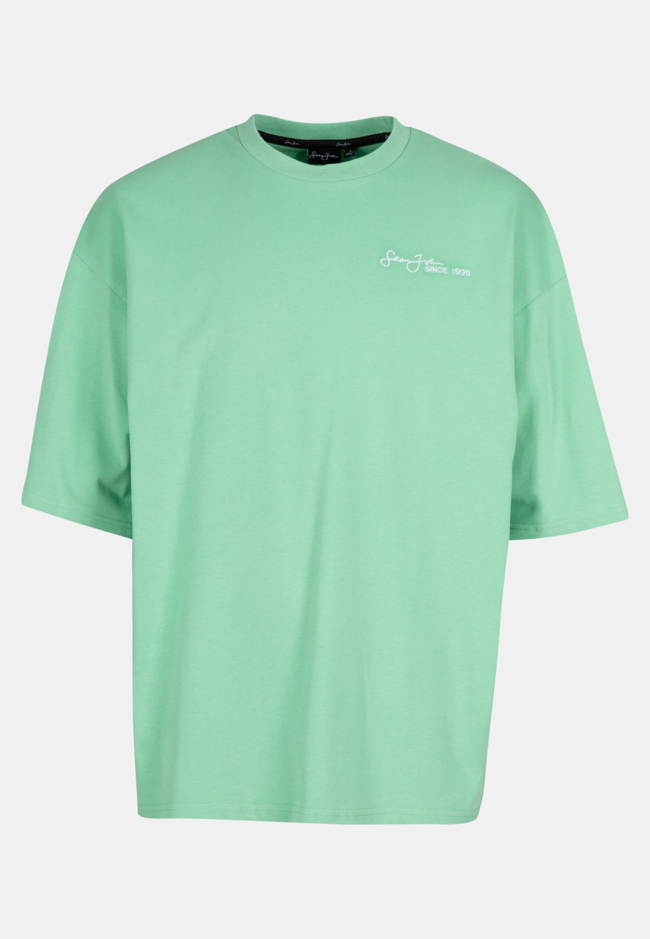Sean John SJ Script Logo Backprint Peached Tee