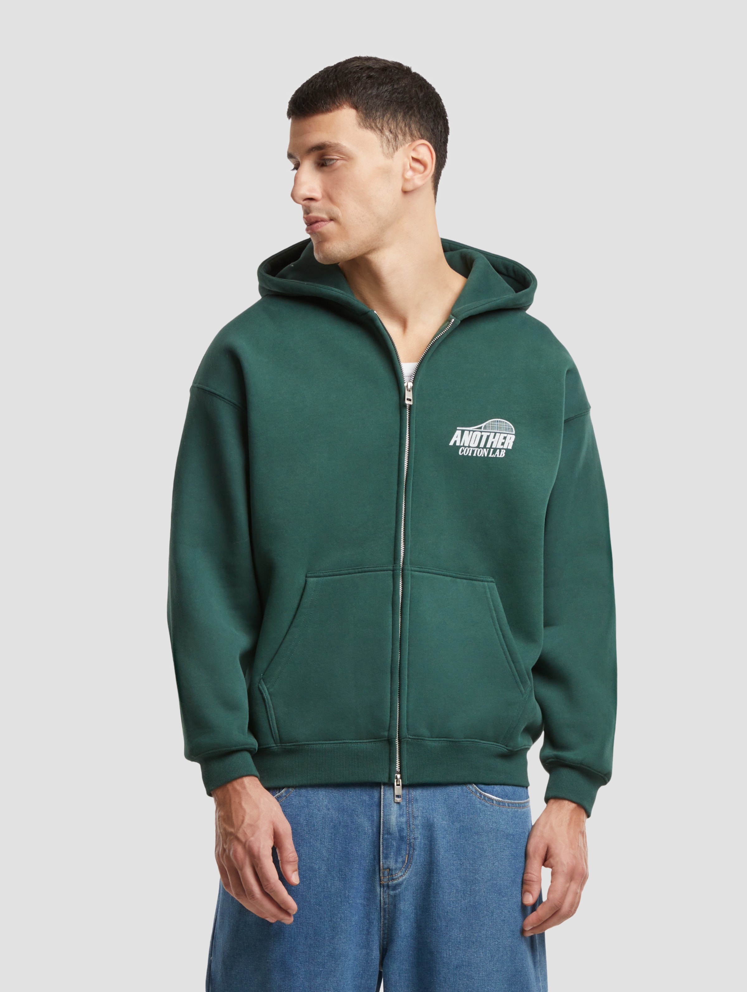 Another Cotton Lab Racket Oversized Zip Hoodie