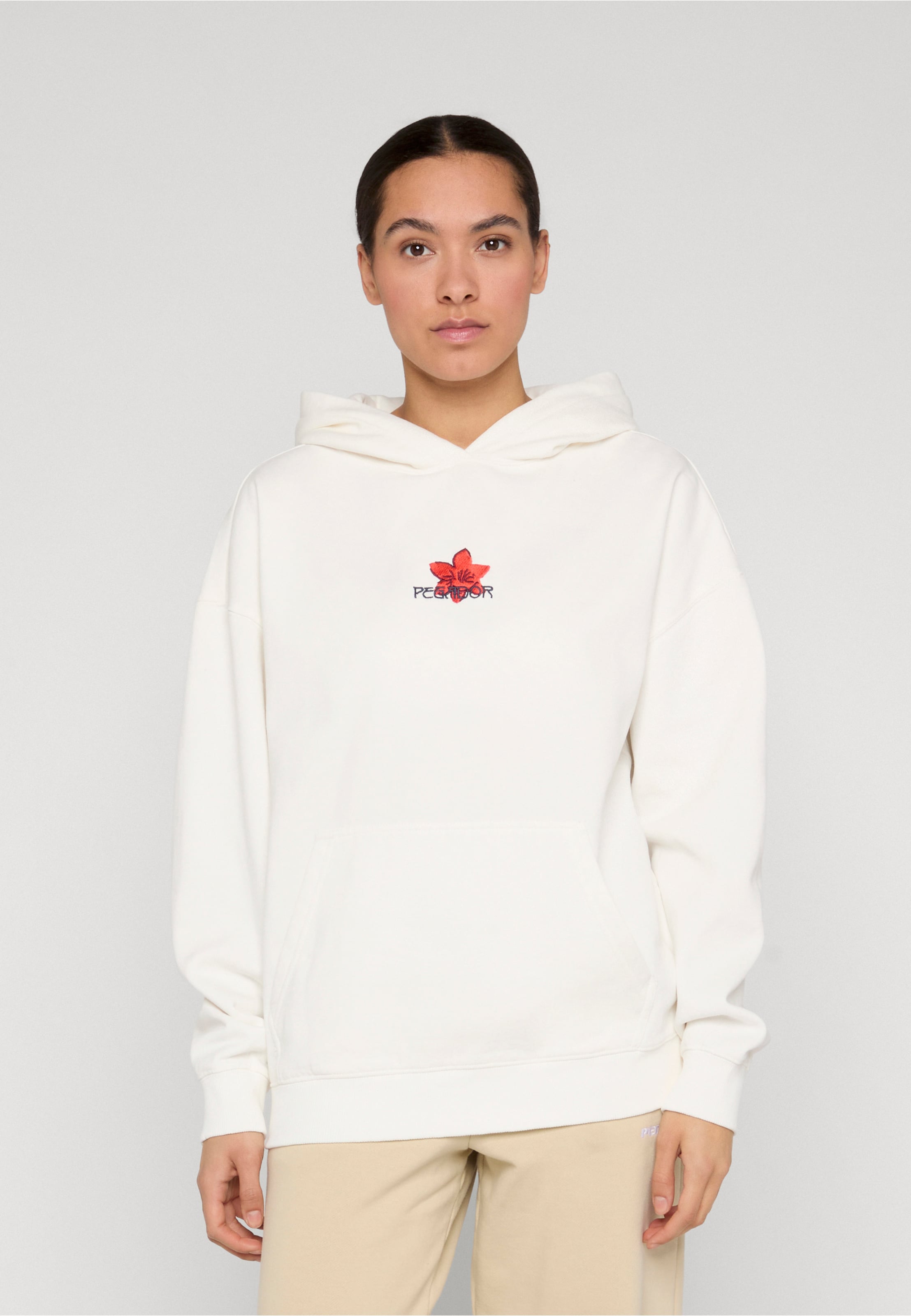 PEGADOR Modra Oversized Hoodie