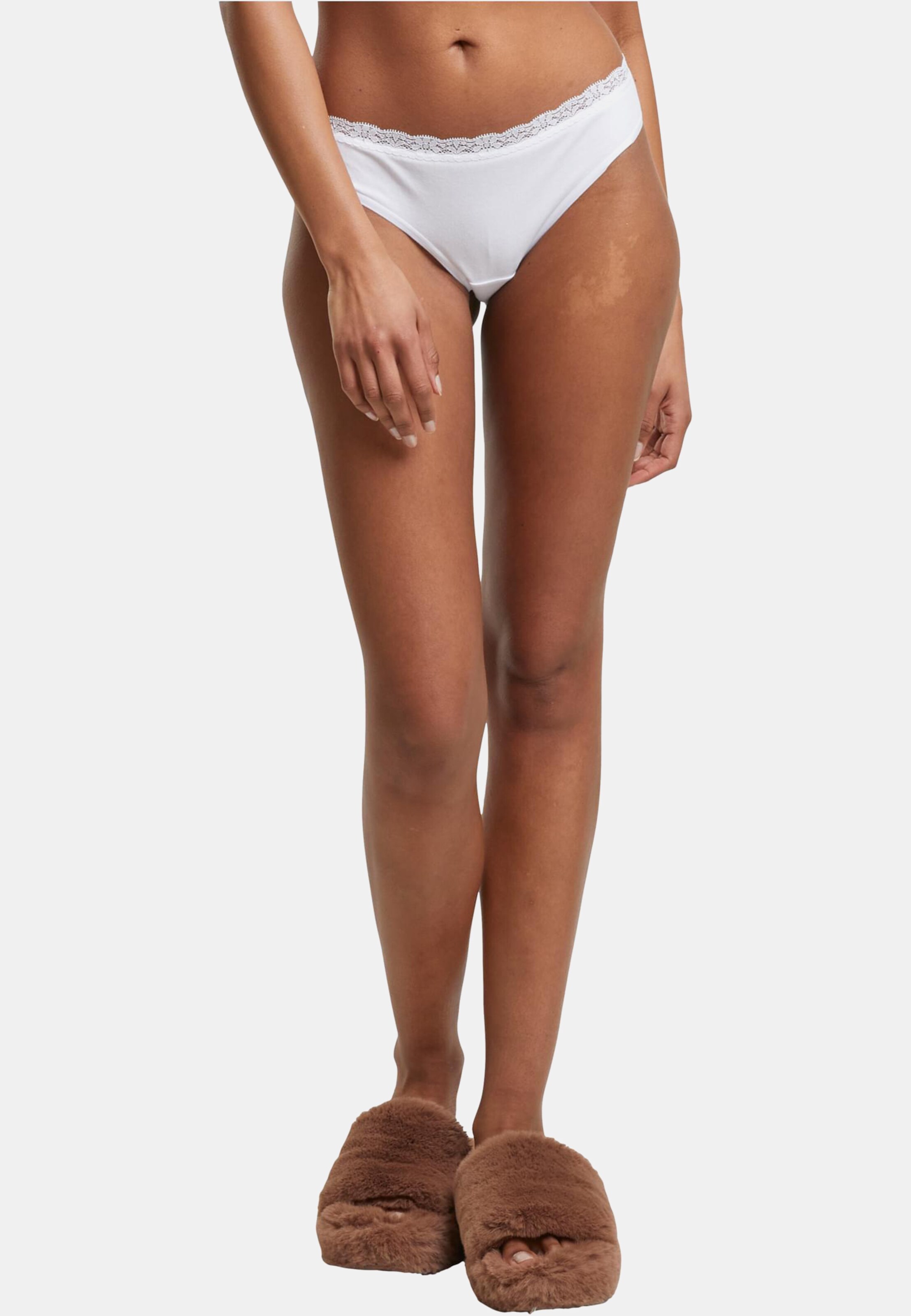 Urban Classics Ladies Basic Cotton Brazilian Lace 5-Pack