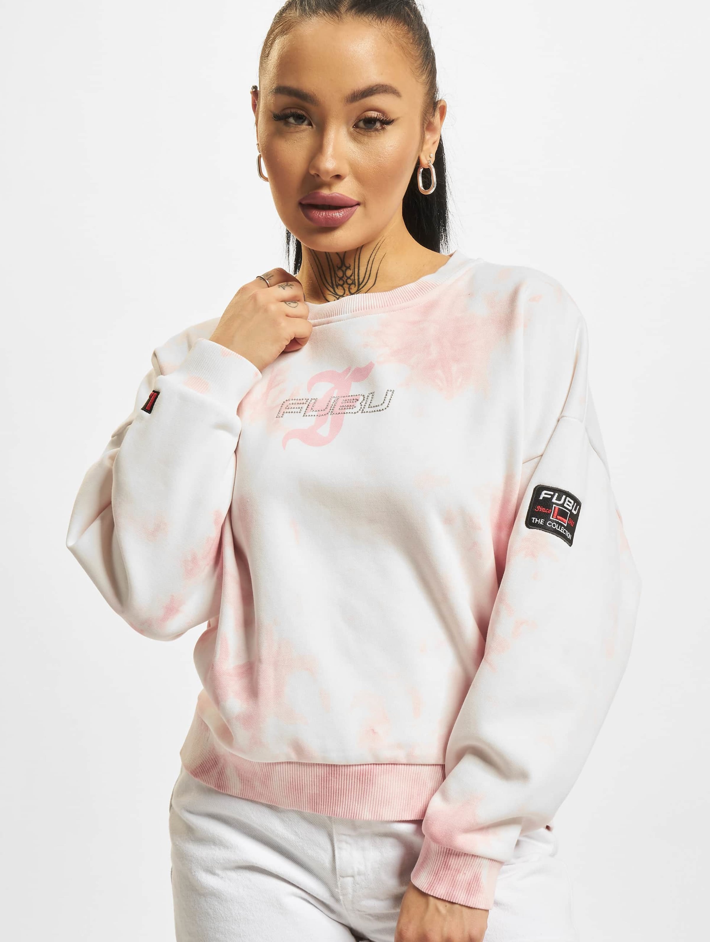 FW222-005-1 FUBU Corporate Tribal Tiedye Crew