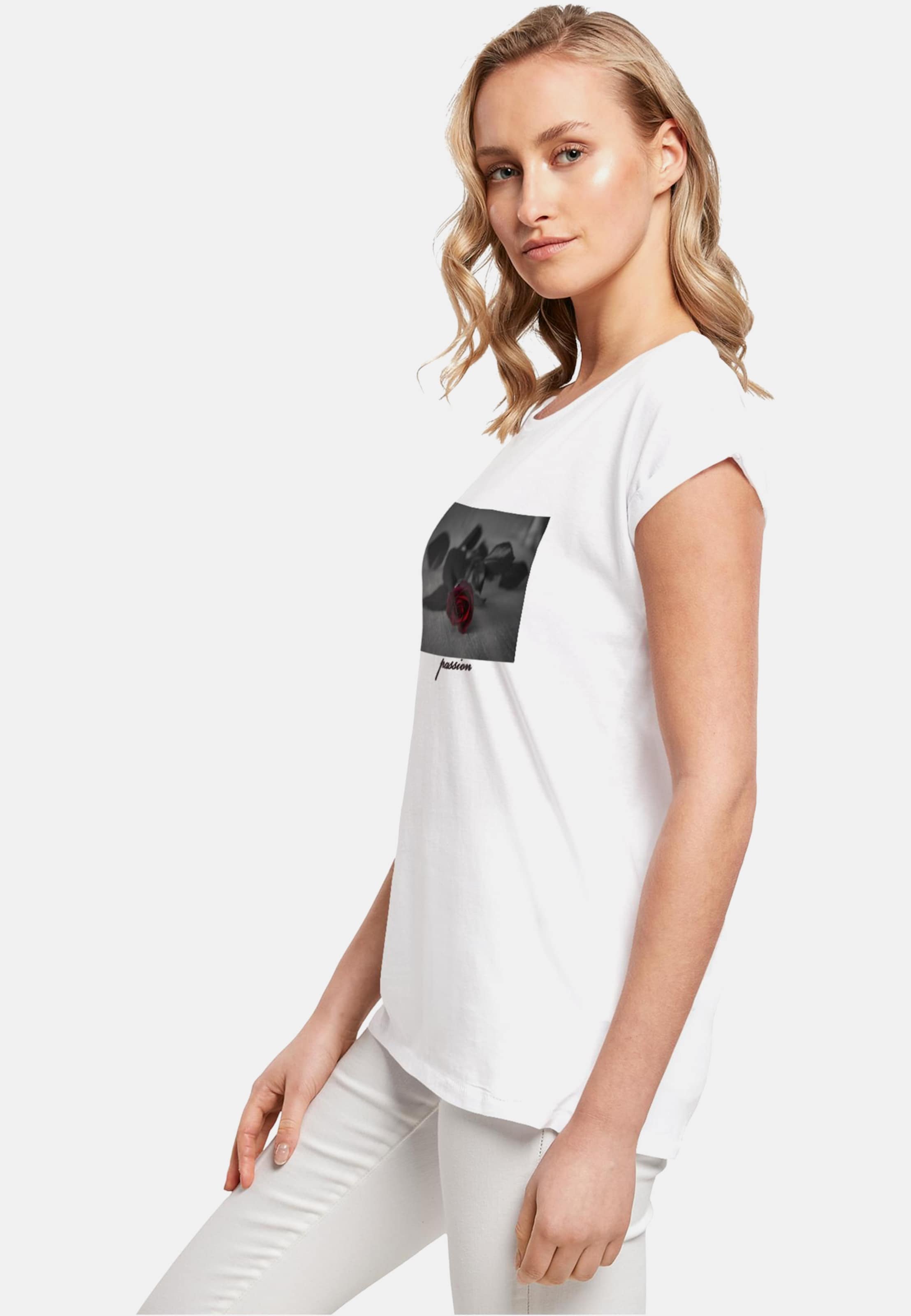 Mister Tee Ladies Passion Rose Extended Shoulder