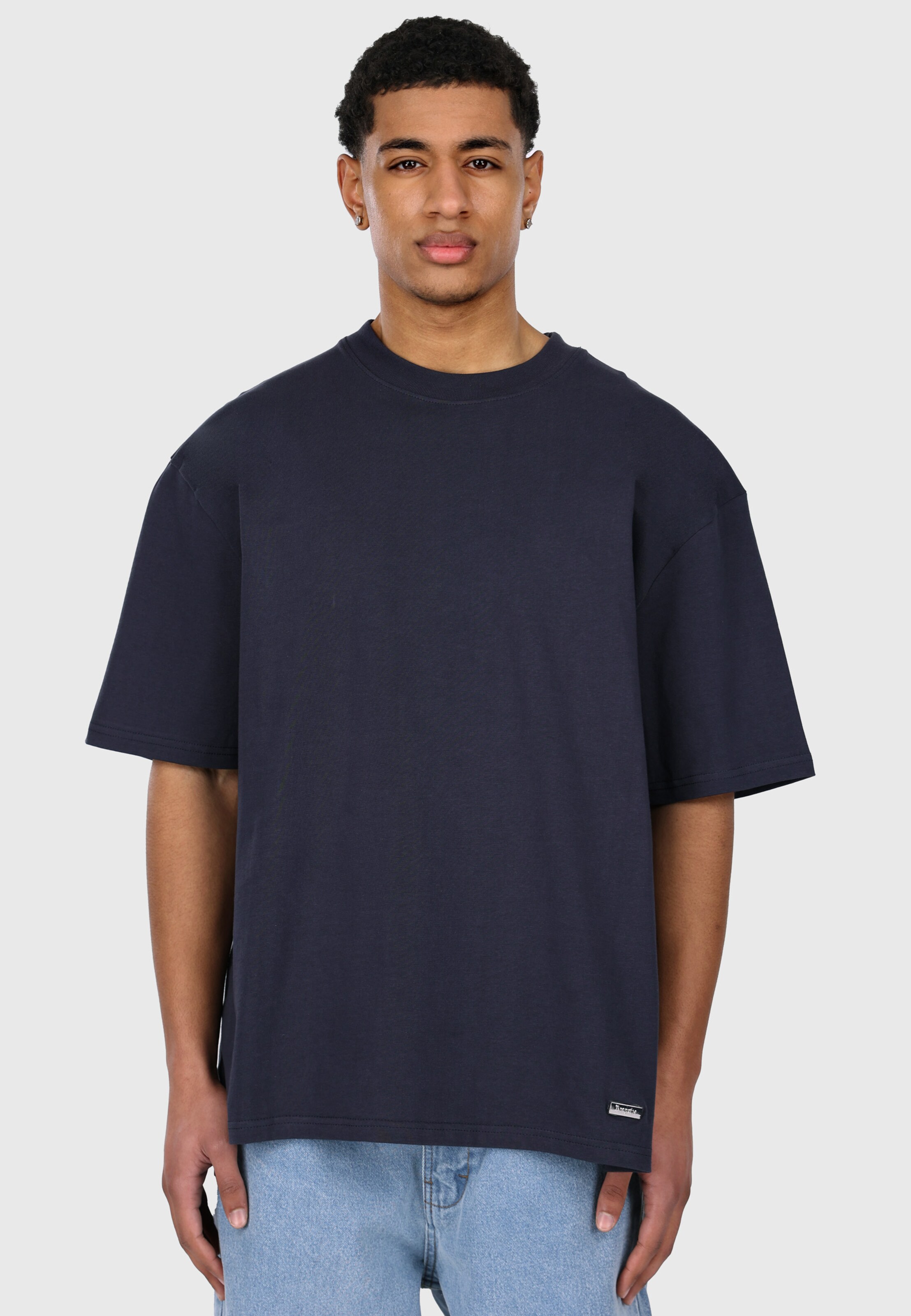Dropsize HEAVY OVERSIZE METAL PATCH T-SHIRT
