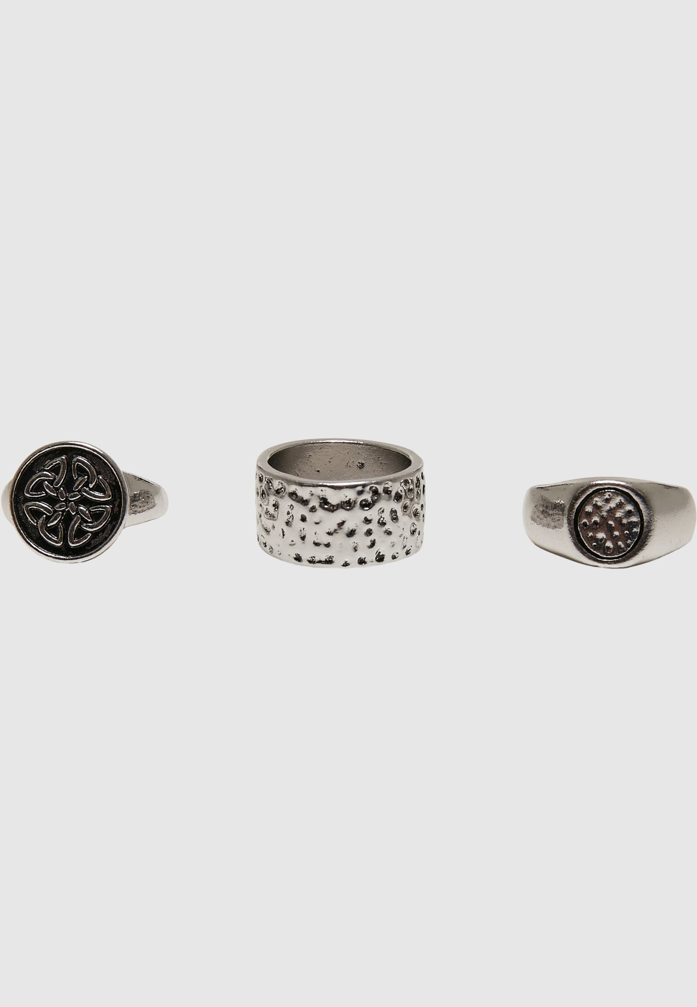 Urban Classics Skull Ring 3-Pack
