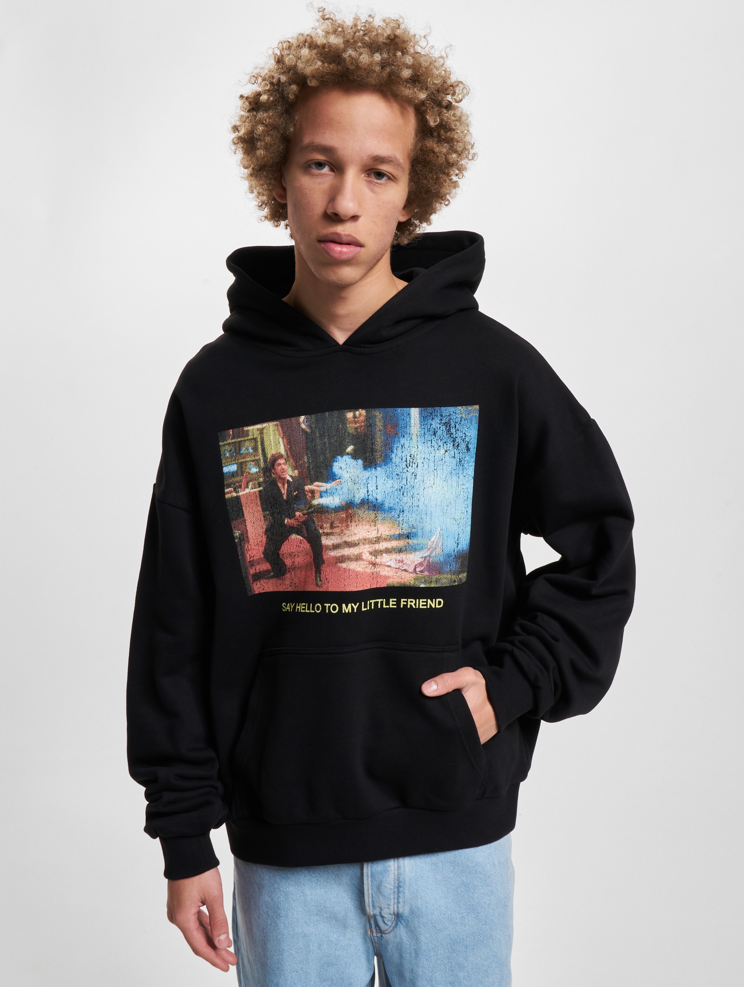 Mister Tee Upscale Scarface Little Friend Ultraheavy Oversize Hoodie