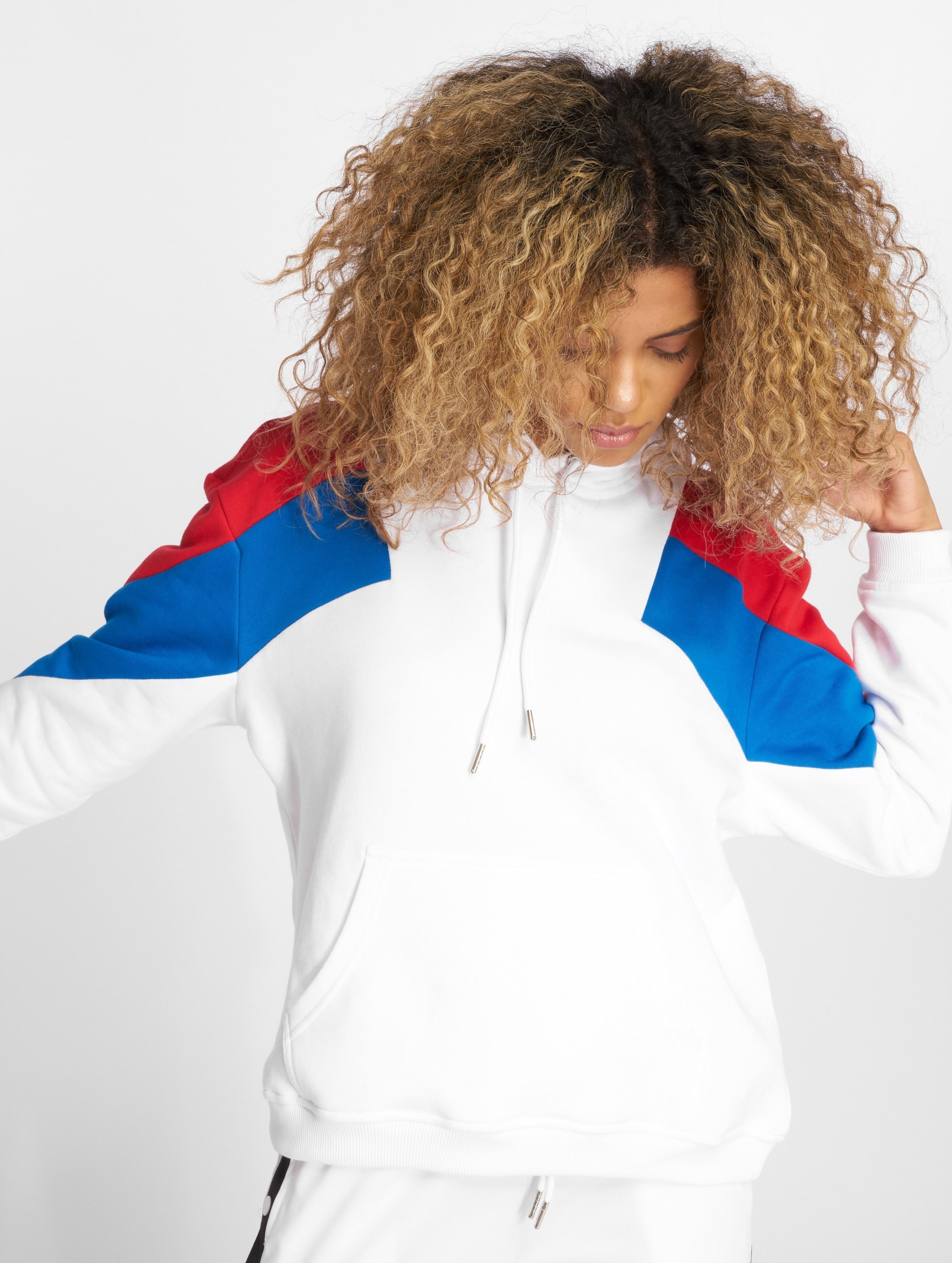 Urban Classics Ladies Oversize 3-Tone Block Hoody