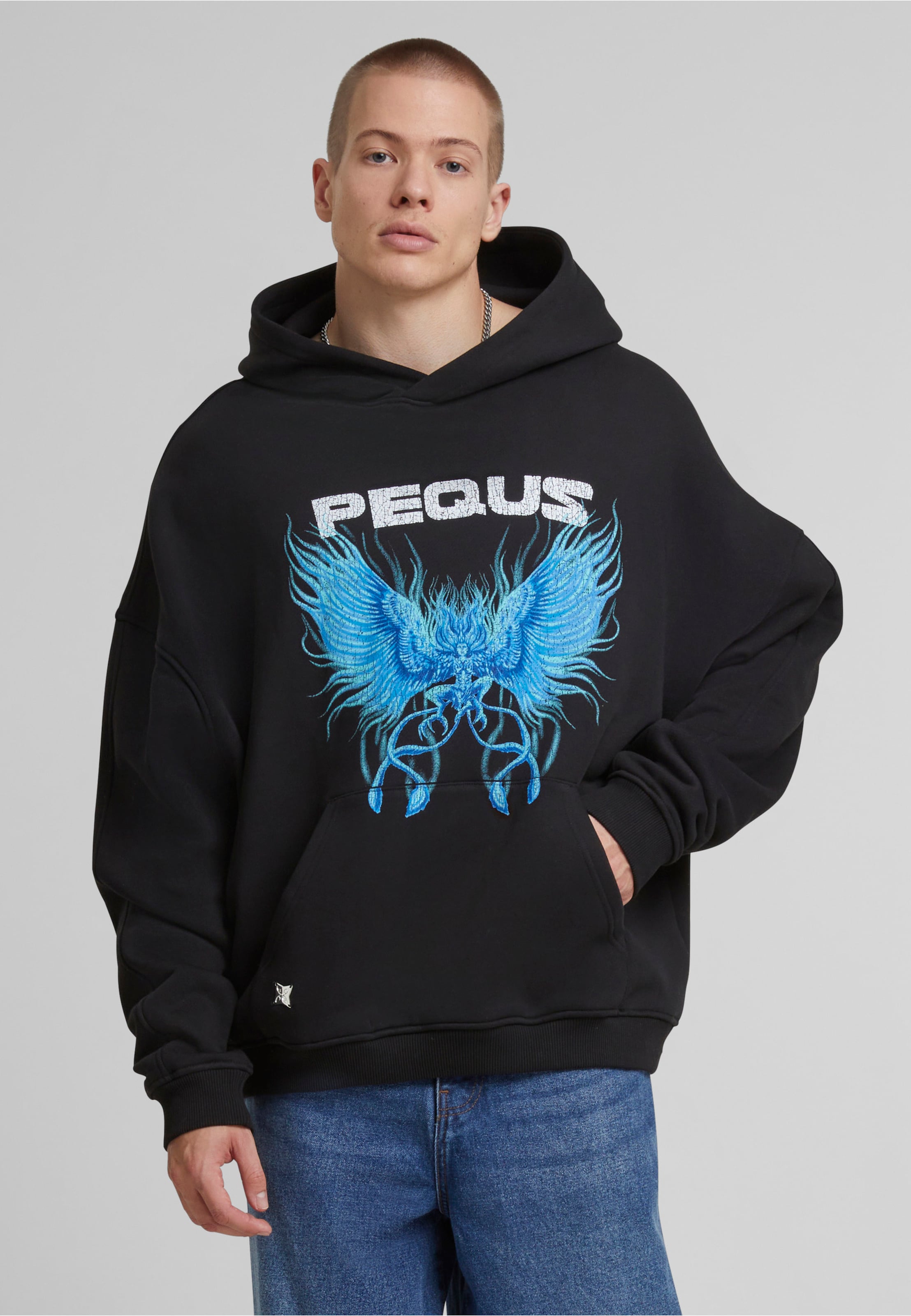 PEQUS Blue Angel Graphic Hoodie