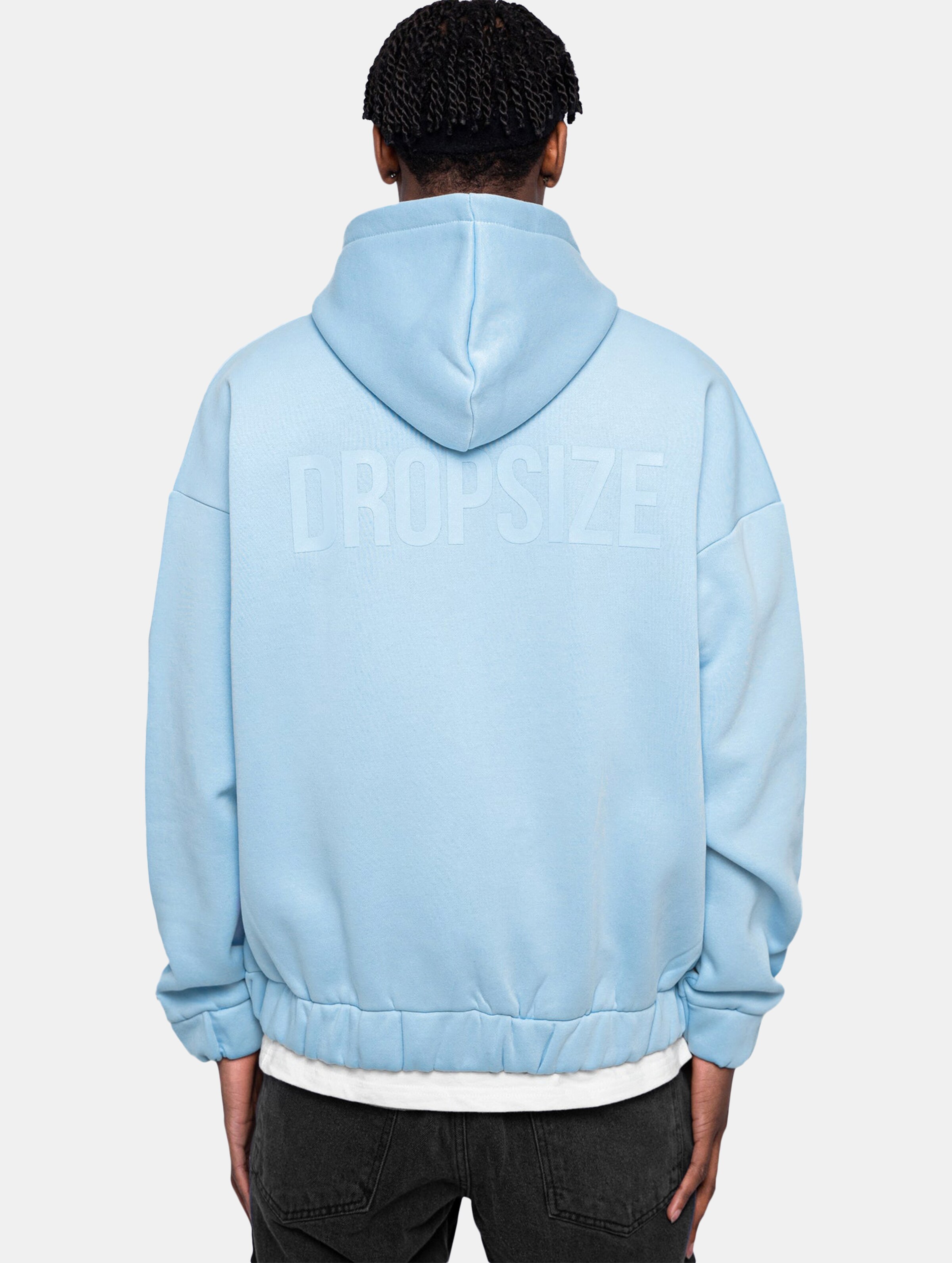 Dropsize Super Heavy Oversized HD Print Zip-Hoodie