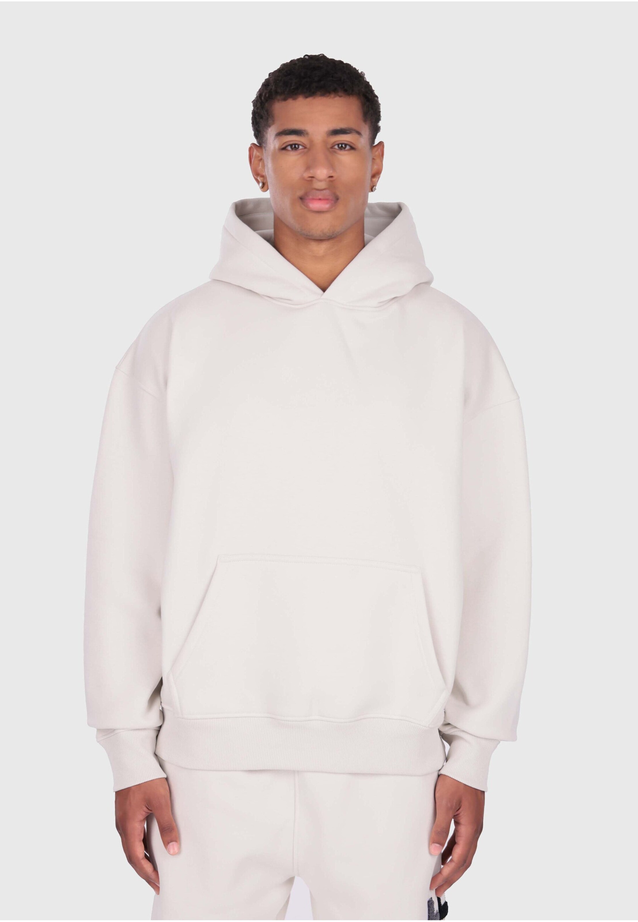 Dropsize SPLIT FROTTEE EMBO HOODIE
