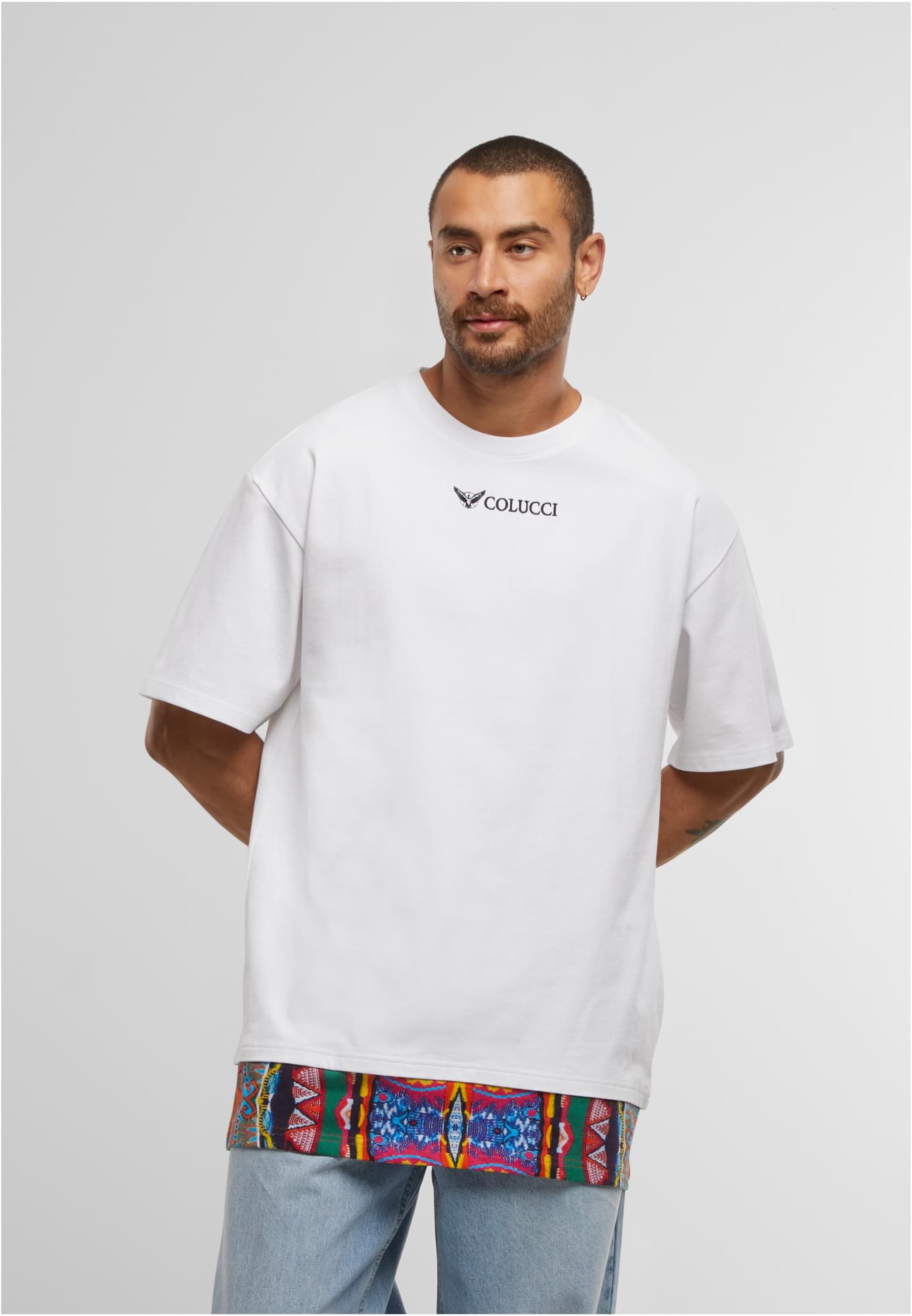 Carlo Colucci CREW NECK T-SHIRT EXTENDED