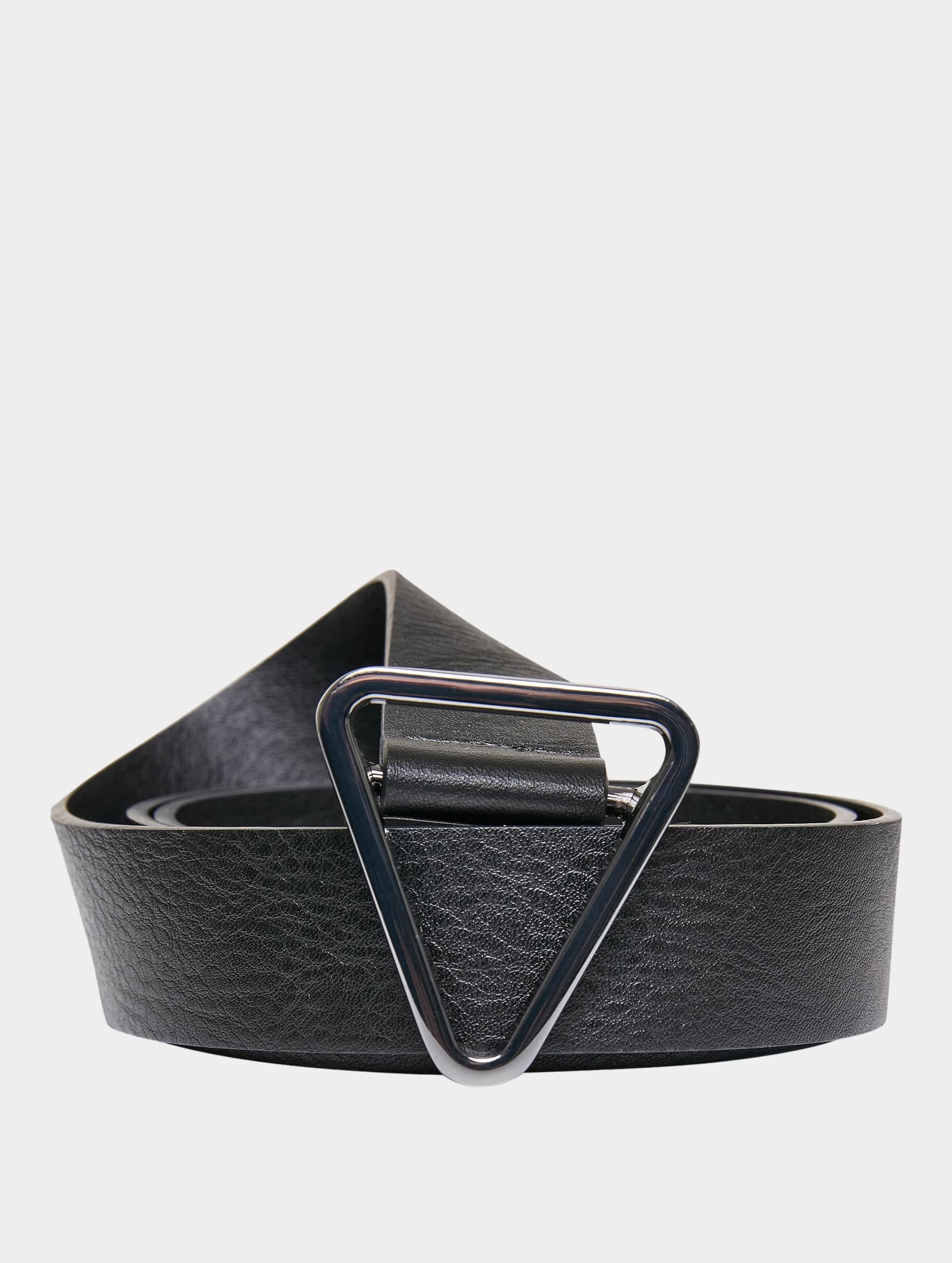 Urban Classics Synthetic Leather Triangle Buckle Belt