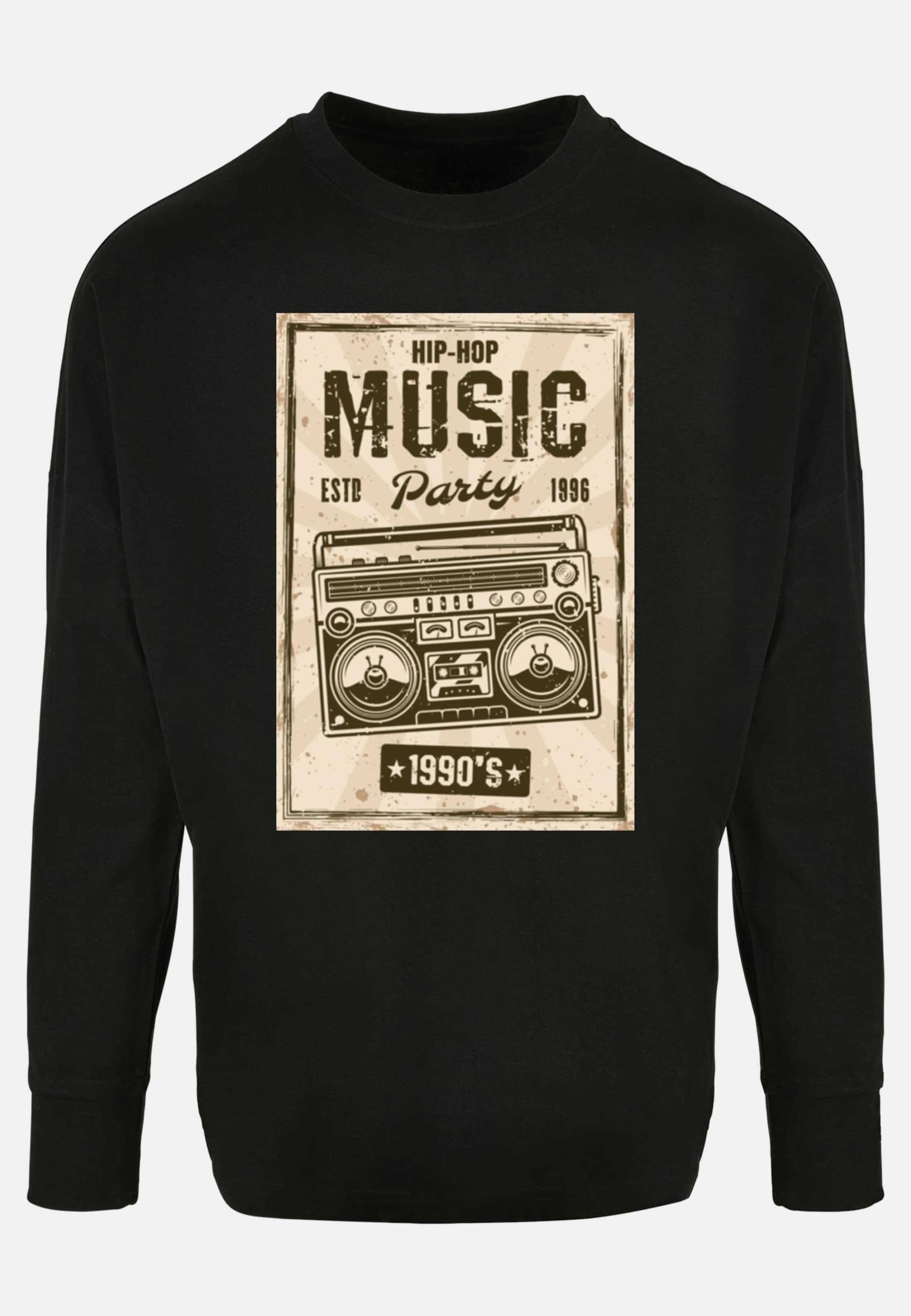 Mister Tee Retro Boom Oversized Longsleeve