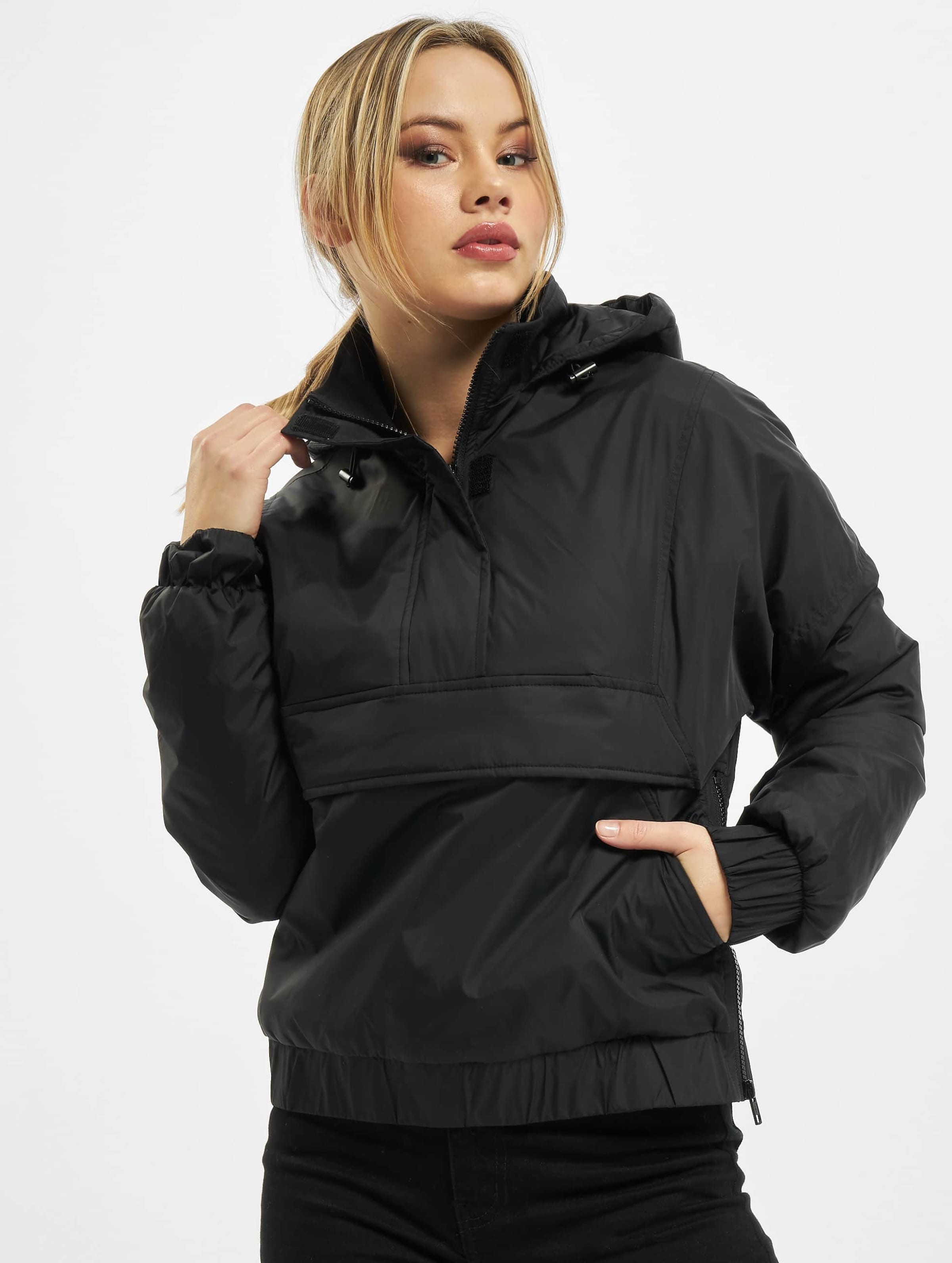 Urban Classics Ladies Panel Padded Pull Over Jacket