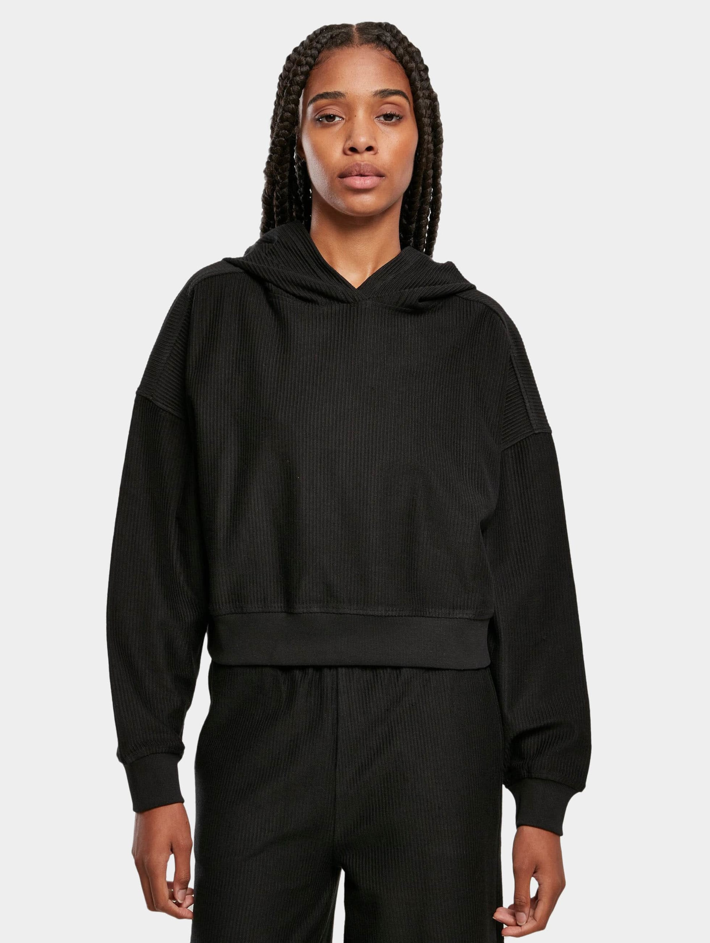 Urban Classics Ladies Oversized Short Rib Hoody