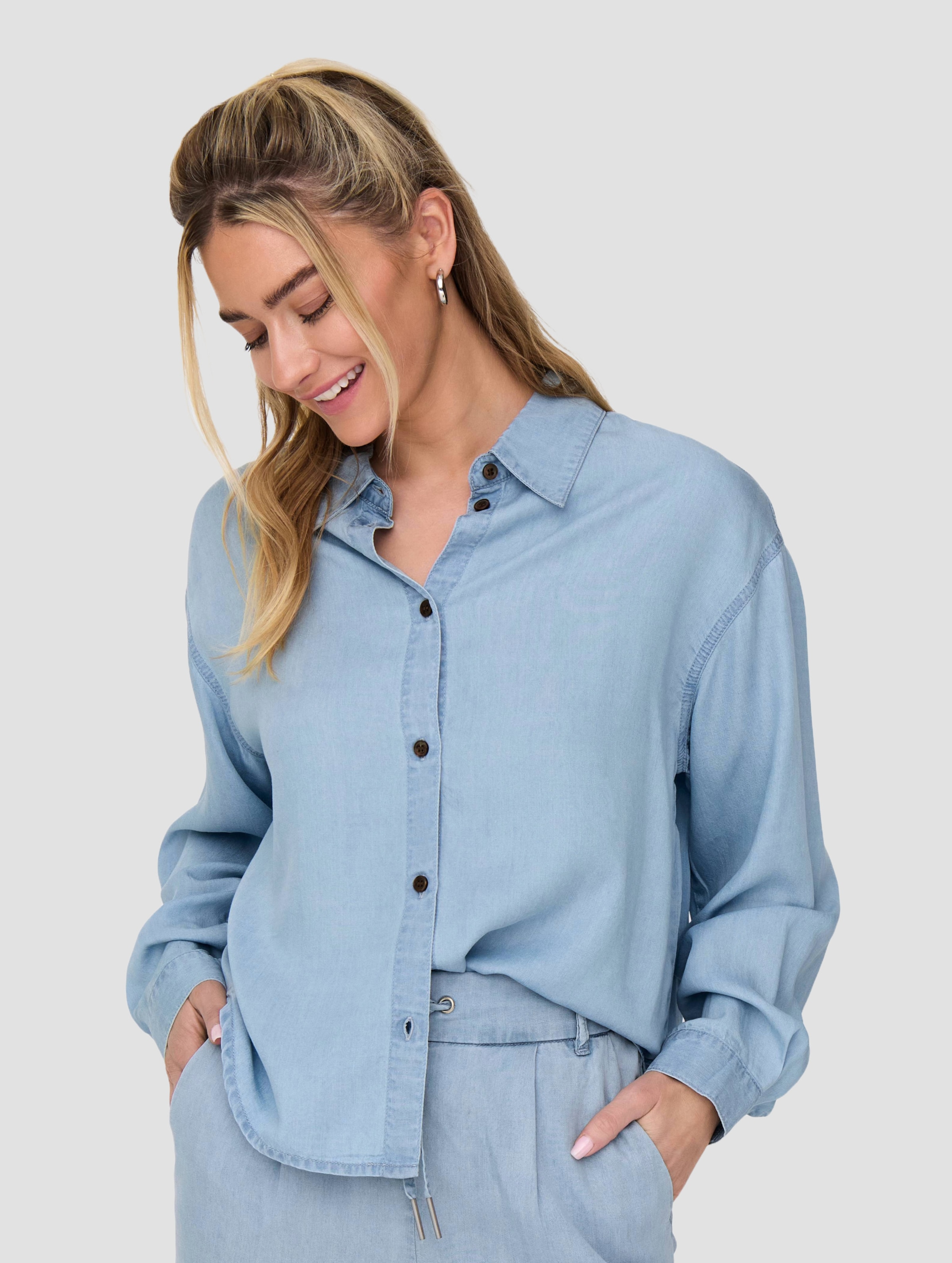 Only ONLCHARIS LIFE LS SHIRT CC WVN
