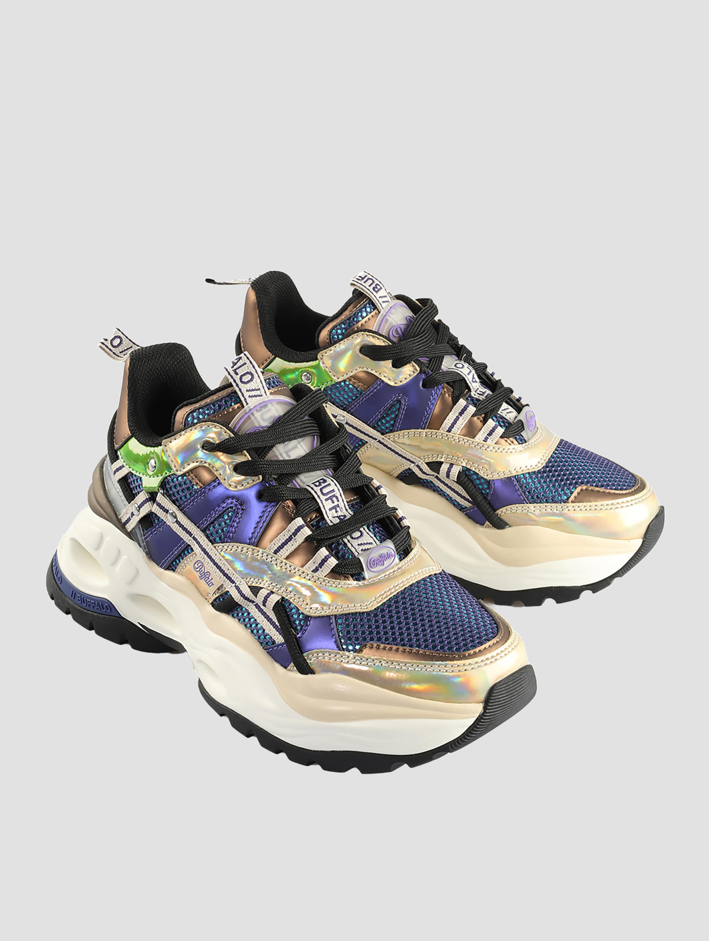 Buffalo Triplet Hollow Vegan Nappa/ Mesh Sneaker