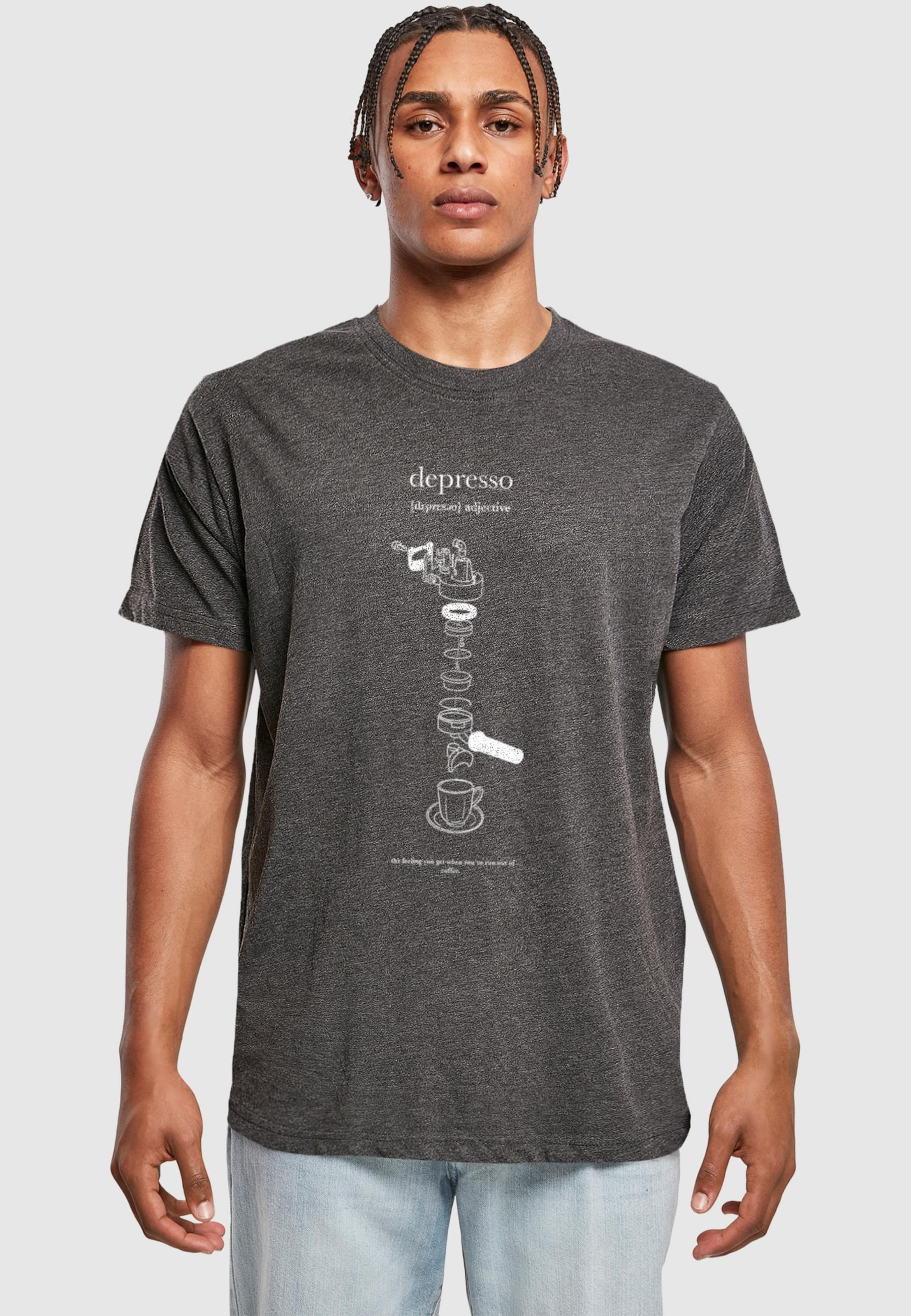 Mister Tee Depresso T-Shirt Round Neck