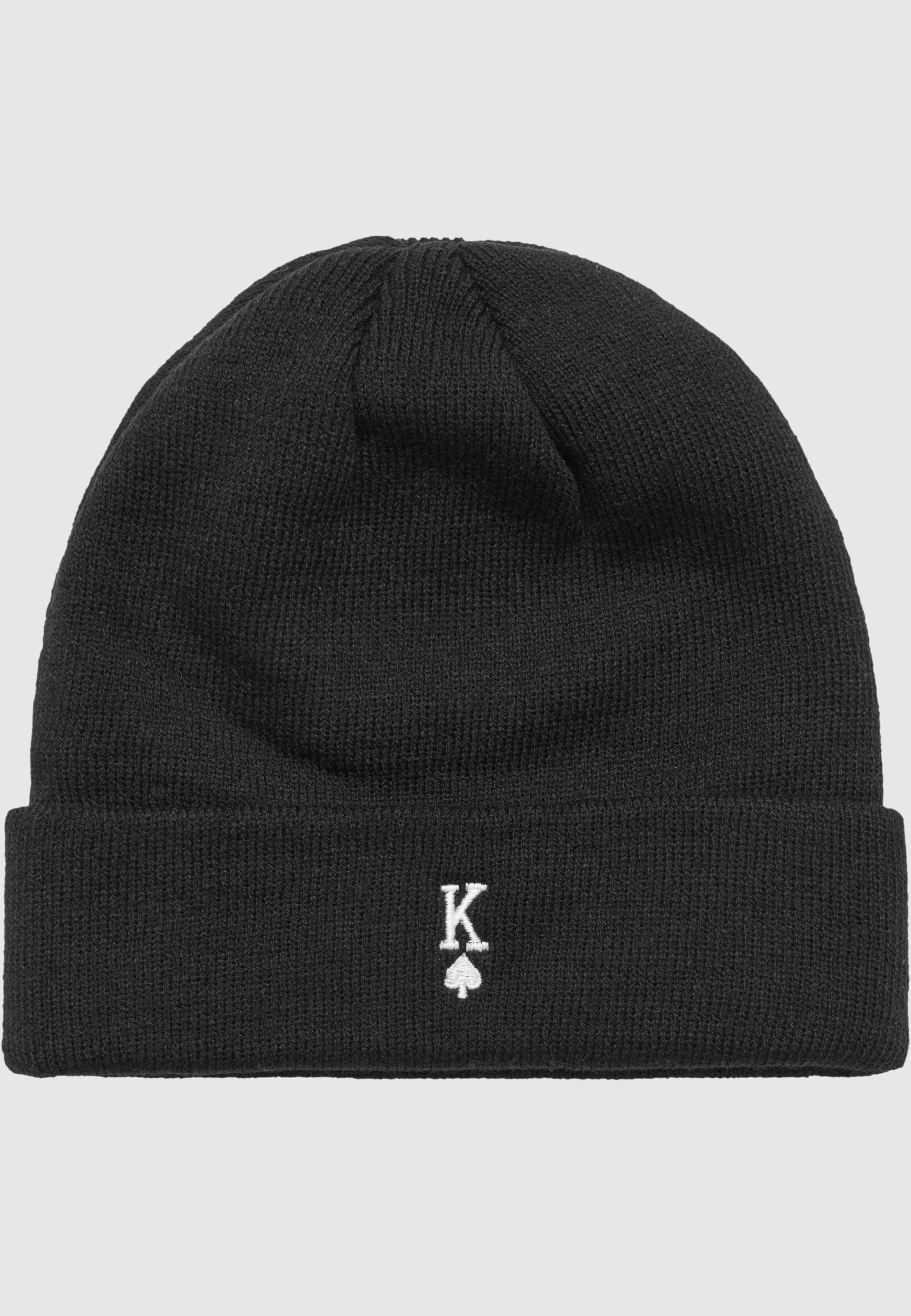 Mister Tee King Card Heavy Knit Beanie