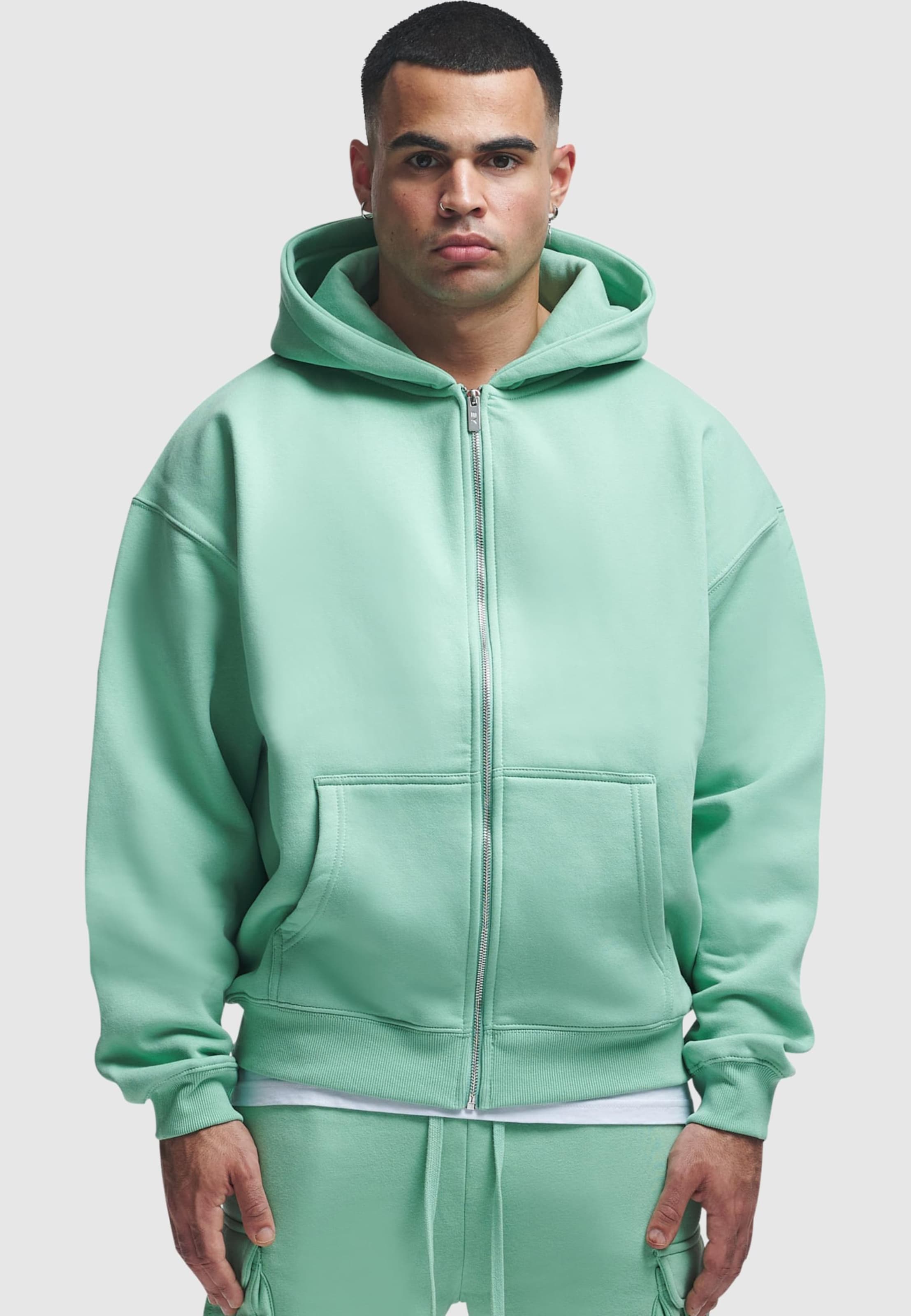 2Y Studios Globus Oversize Zip-Hoodie