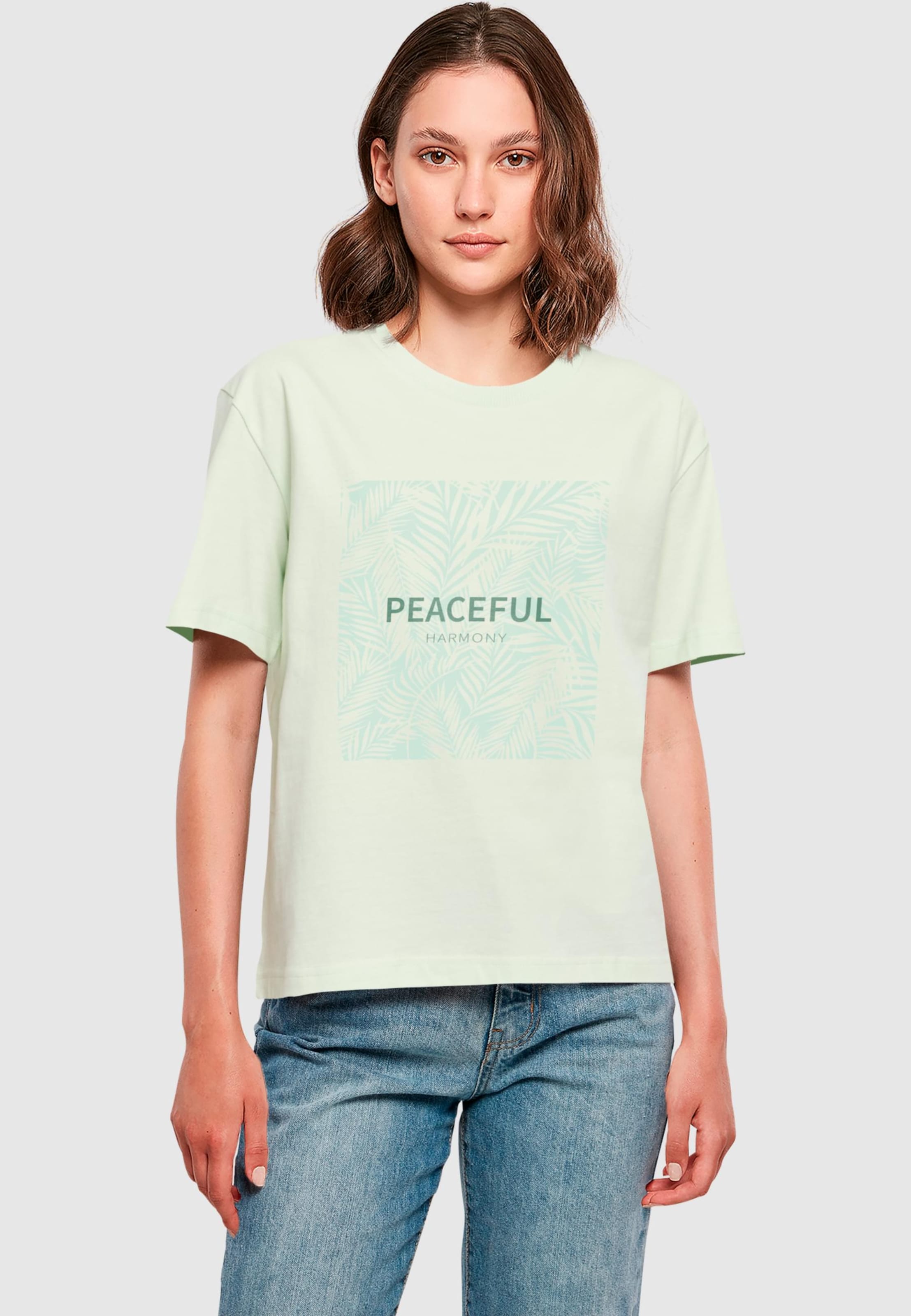 Merchcode Ladies Happiness Blooms Here Tee