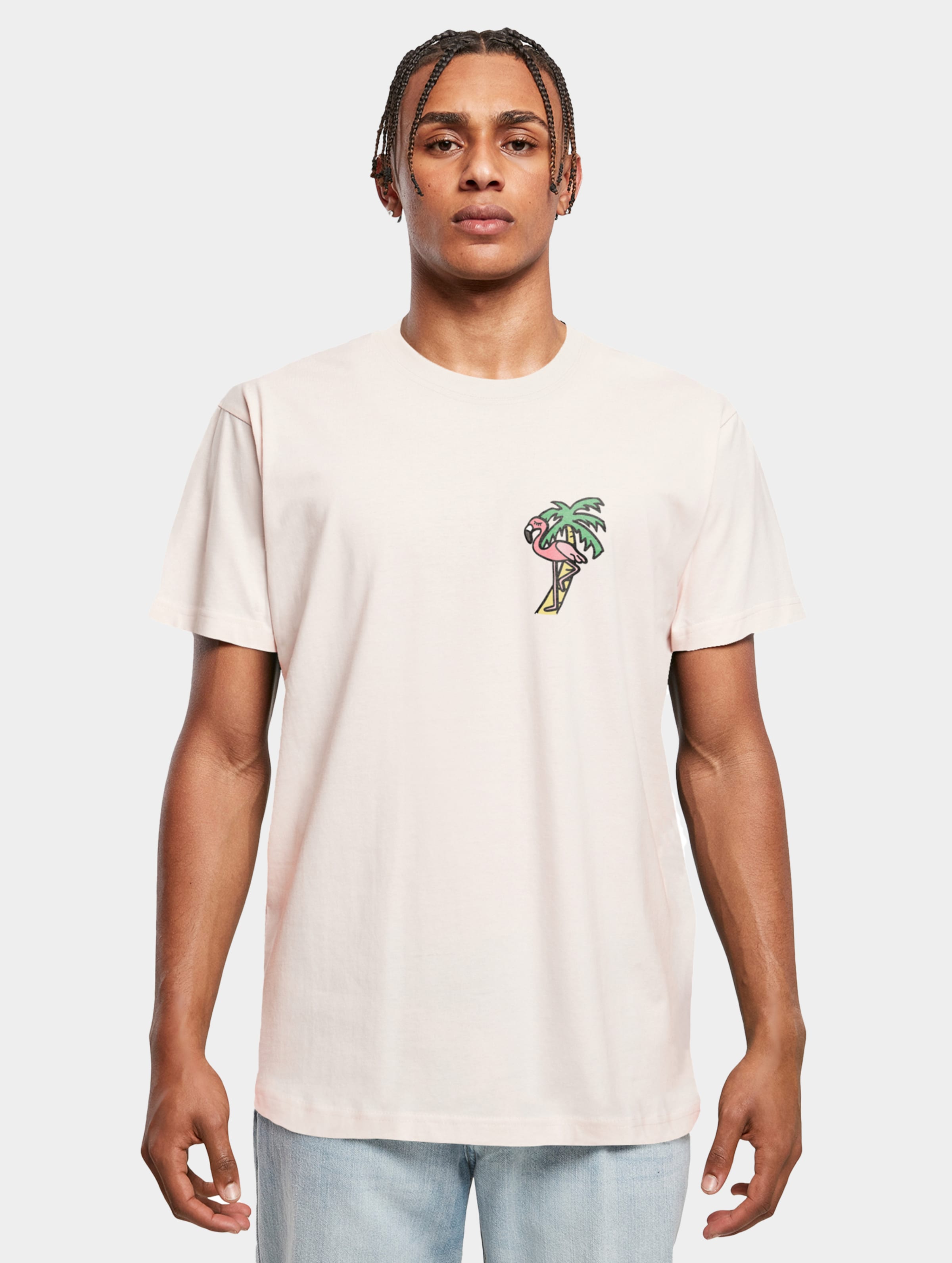 Mister Tee Flamingo T-Shirt Round Neck