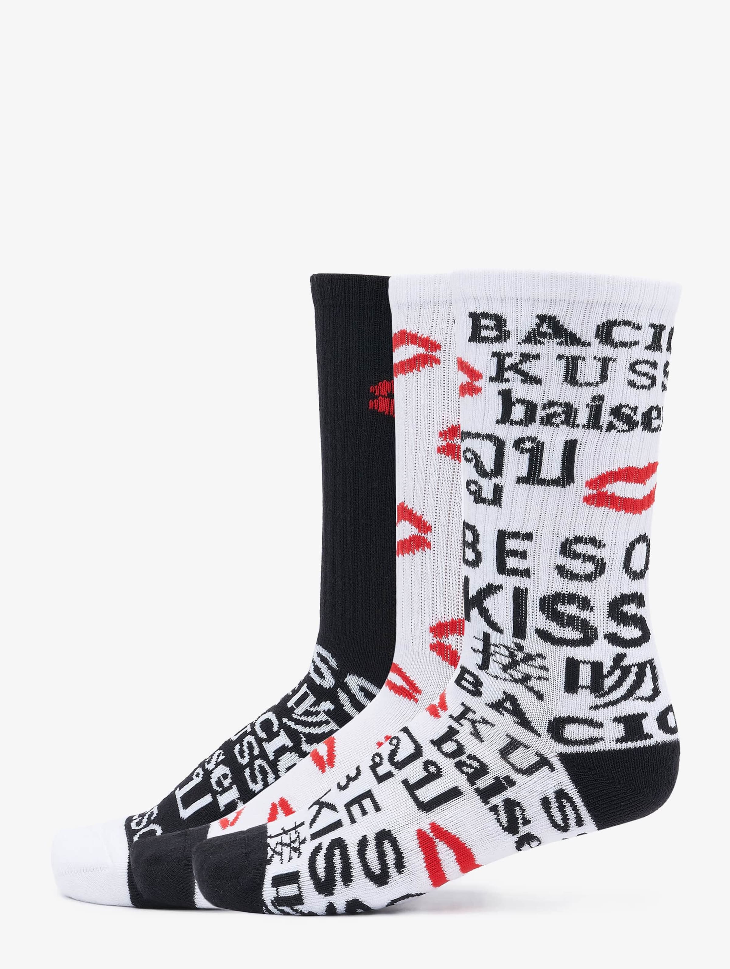 Mister Tee Kiss Socks 3-Pack
