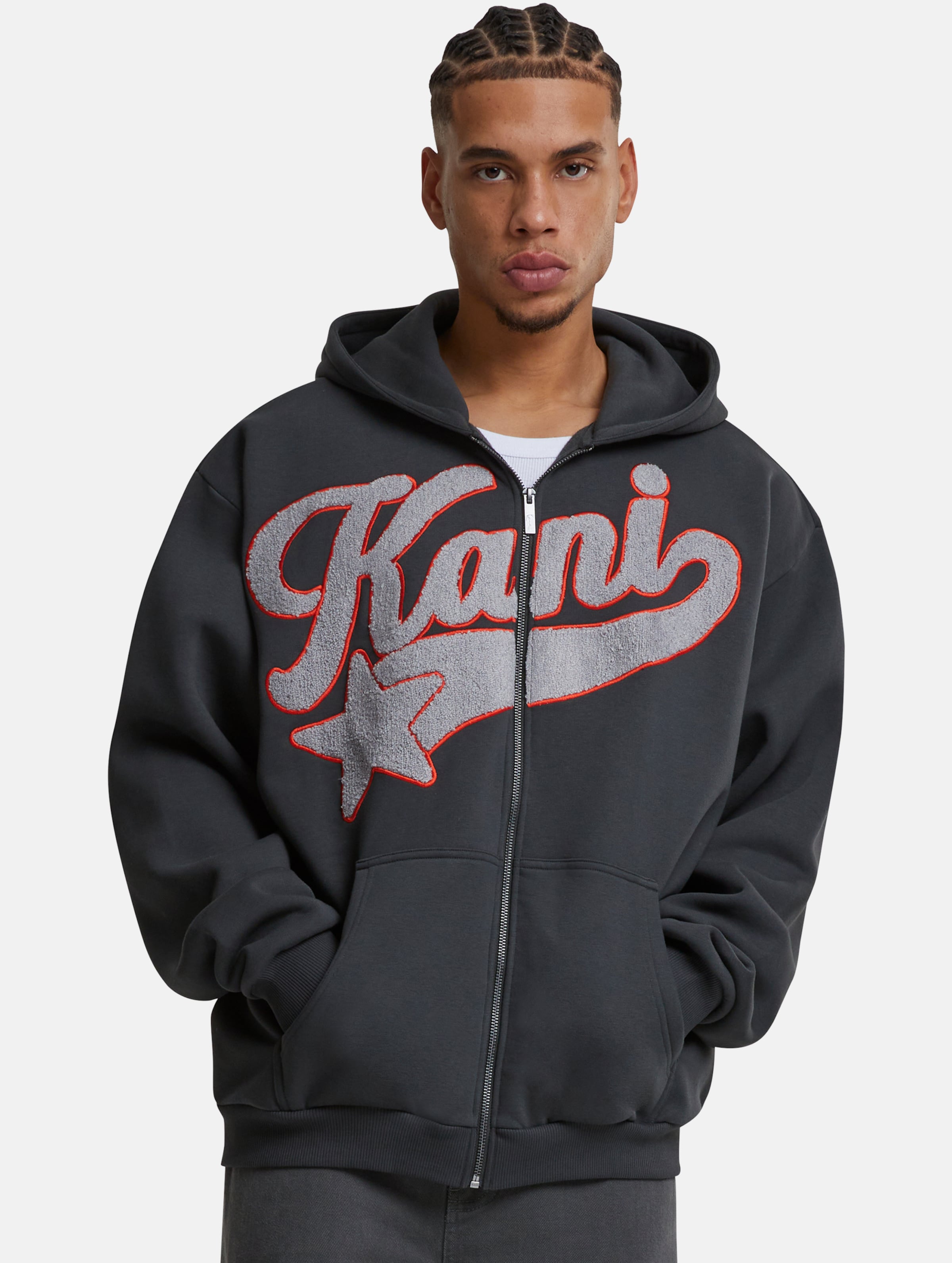 Karl Kani Star Logo Oversized Full Zip Hoodie