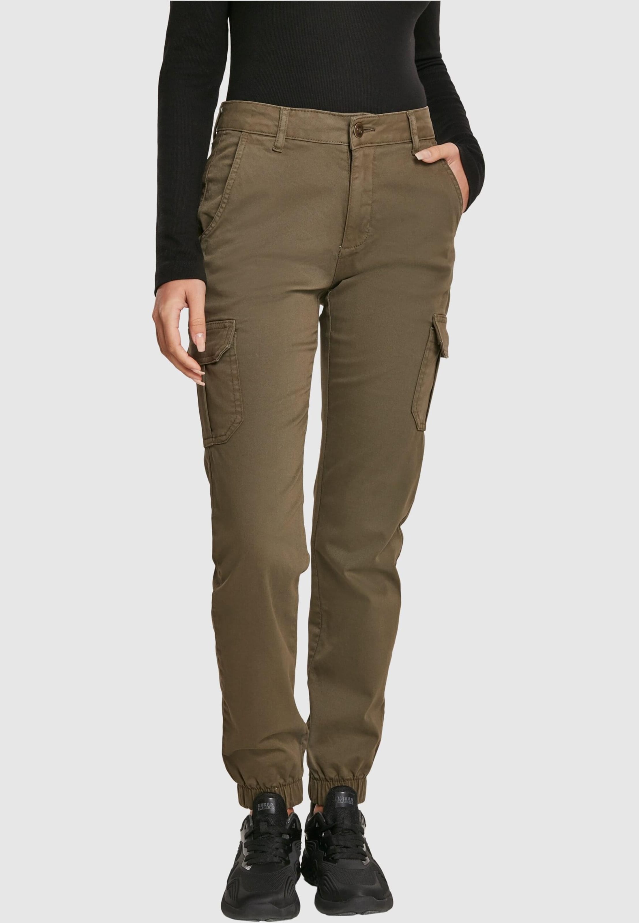 Urban Classics Ladies High Waist Cargo Pants