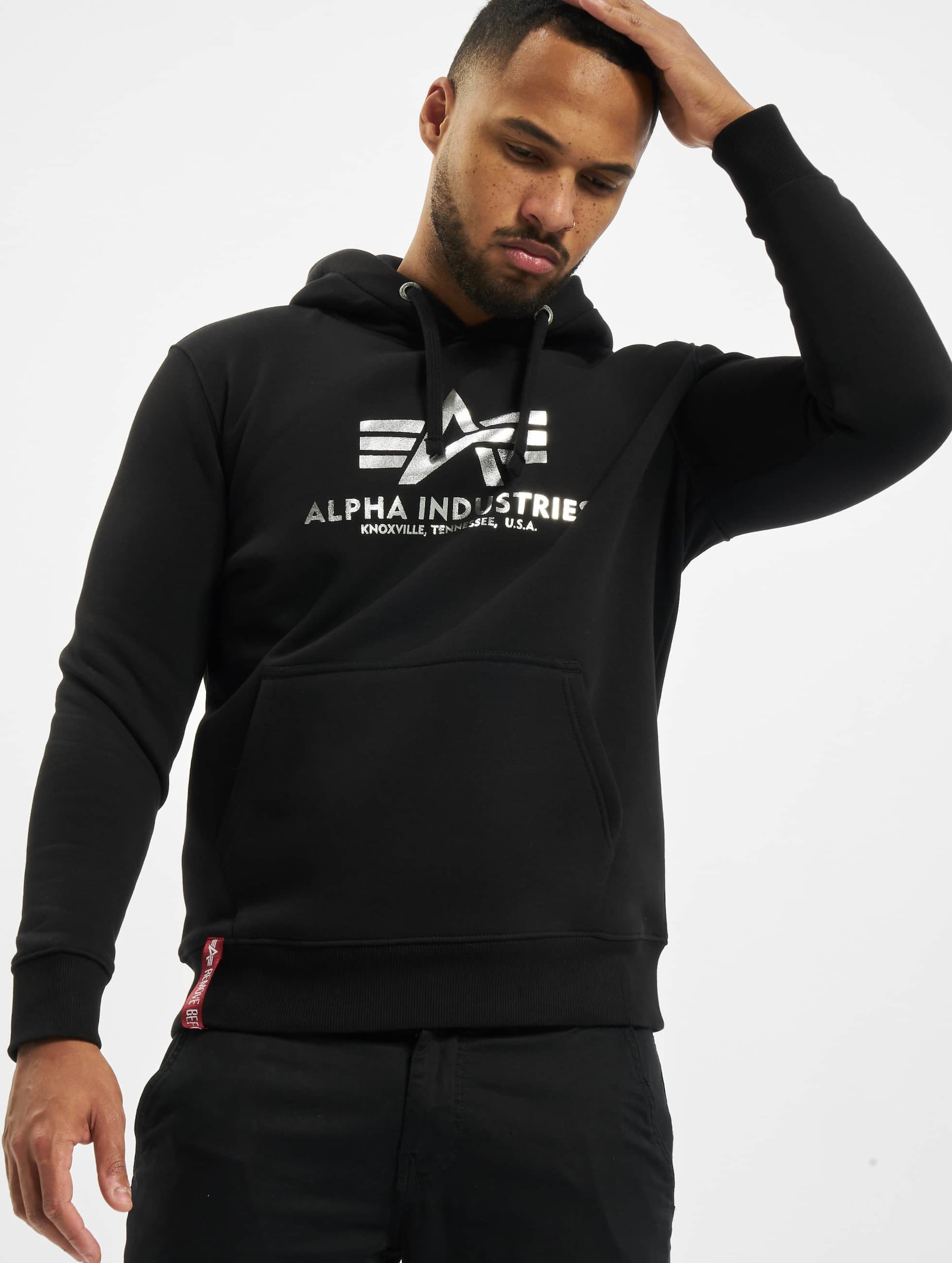 Alpha Industries Basic Foil Print Hoodie