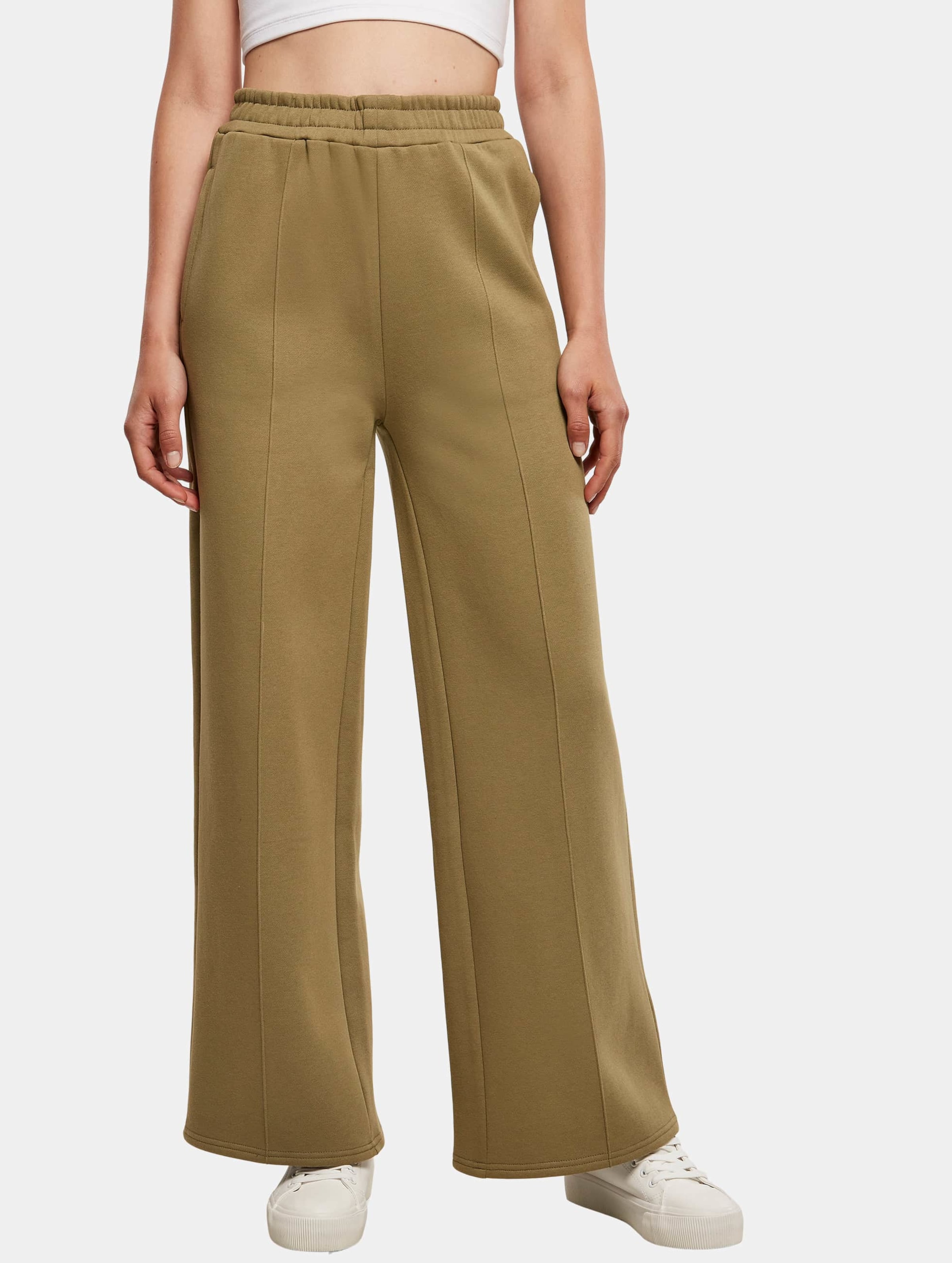 Urban Classics Ladies Straight Pin Tuck Sweat Pants