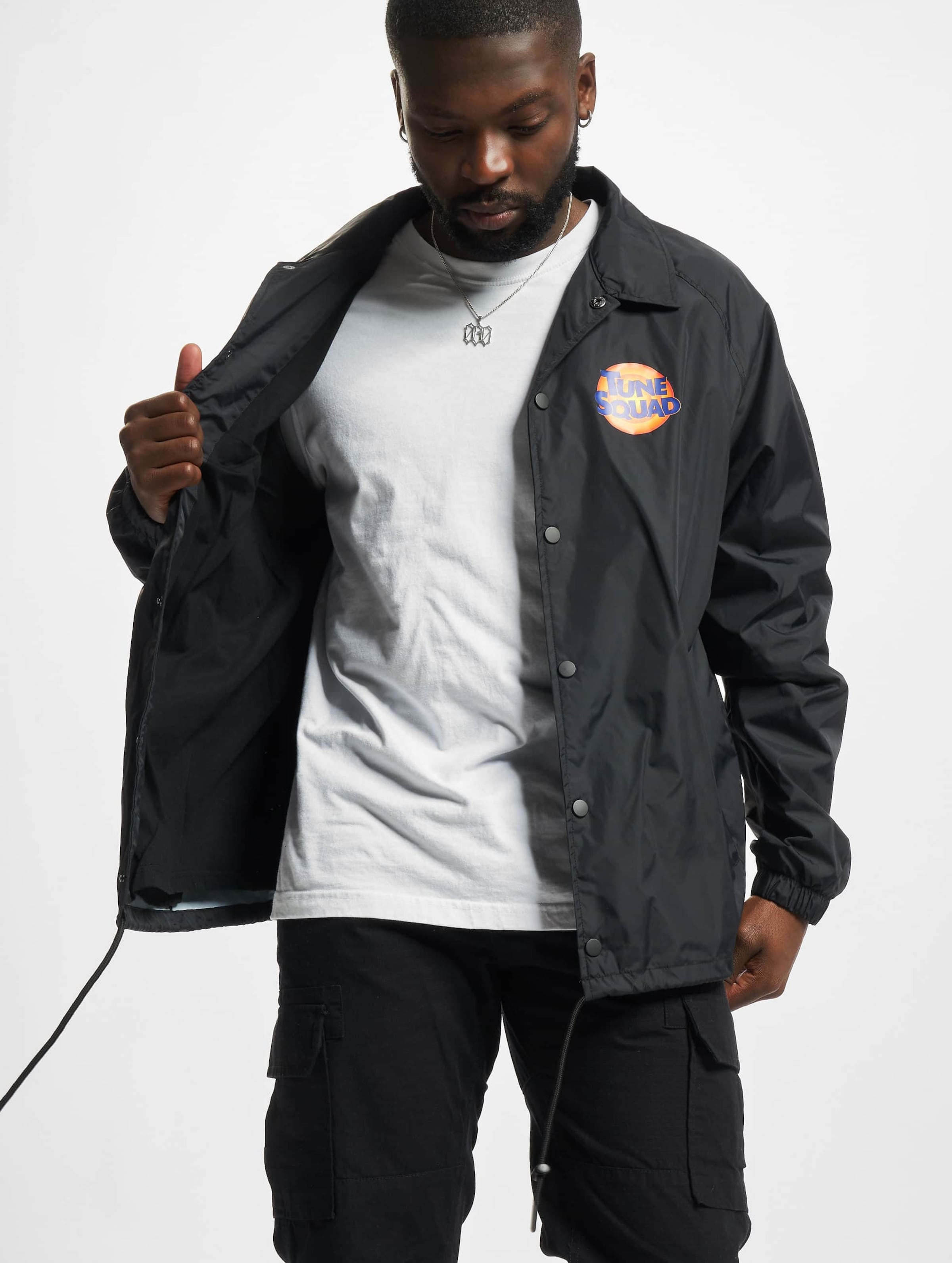 Mister Tee Space Jam Tune Squad Logo Coach Jacket