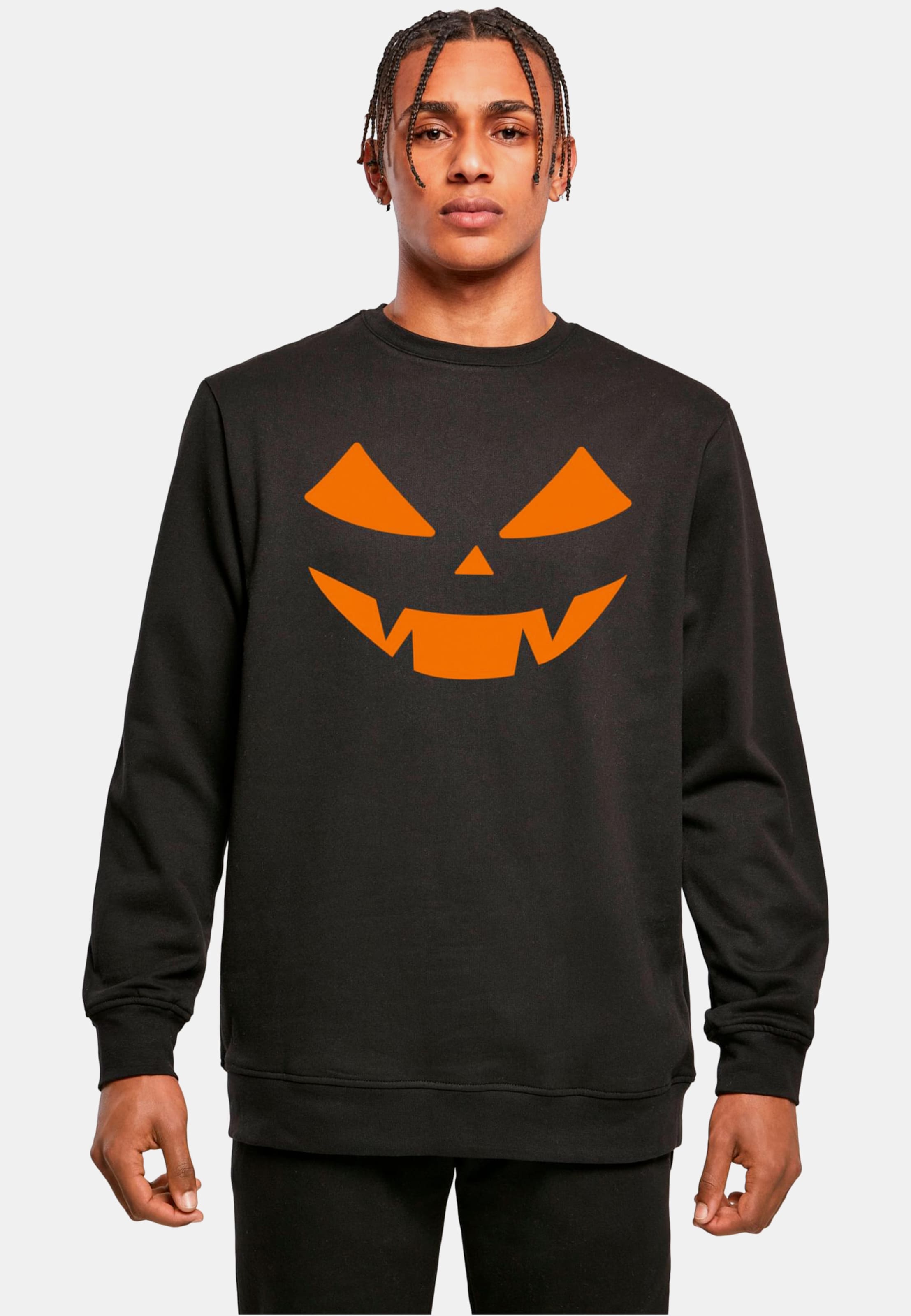 Merchcode Halloween - Pumpkin Face Crewneck