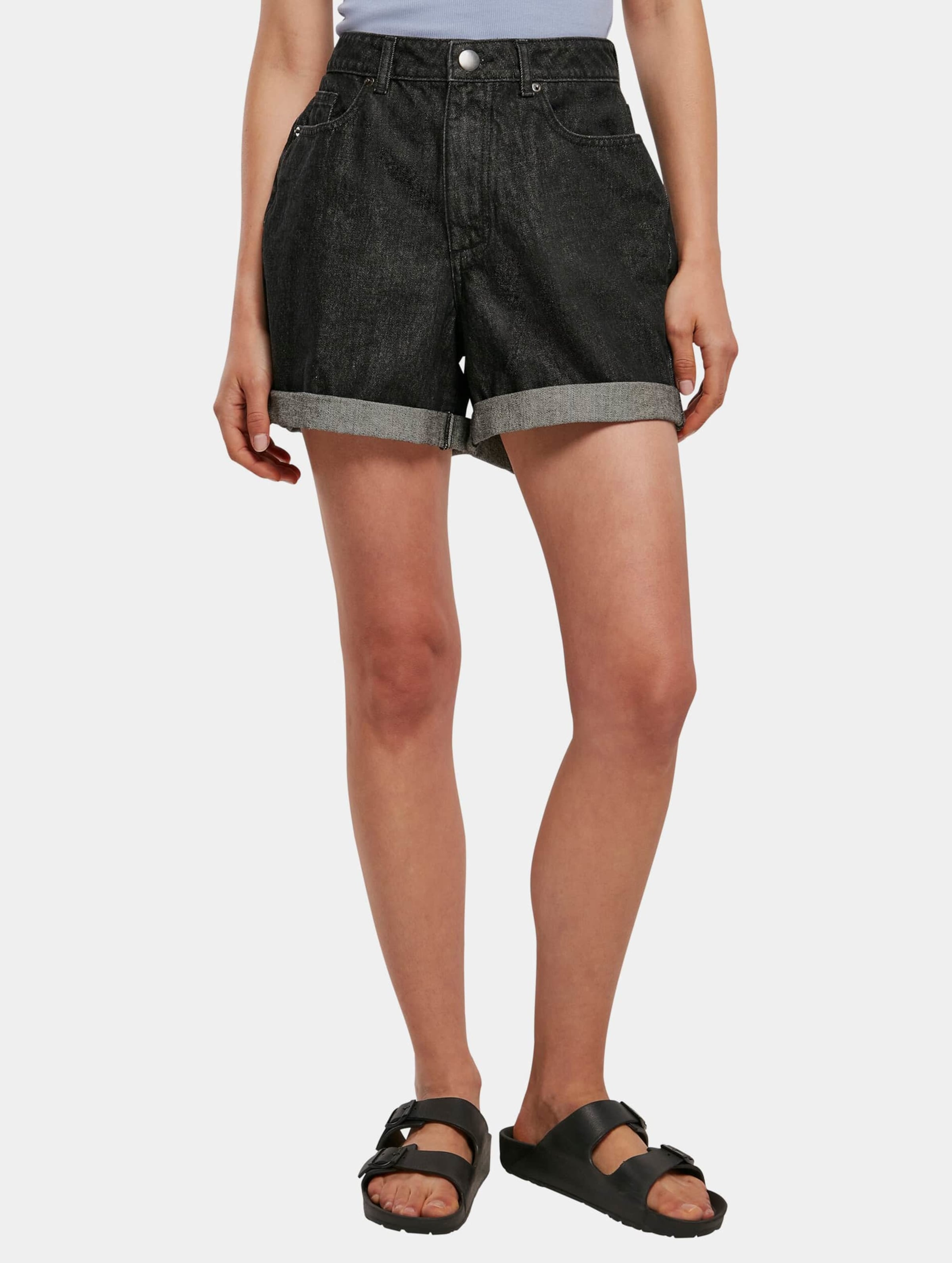 Urban Classics Ladies High Waist Boyfriend Short