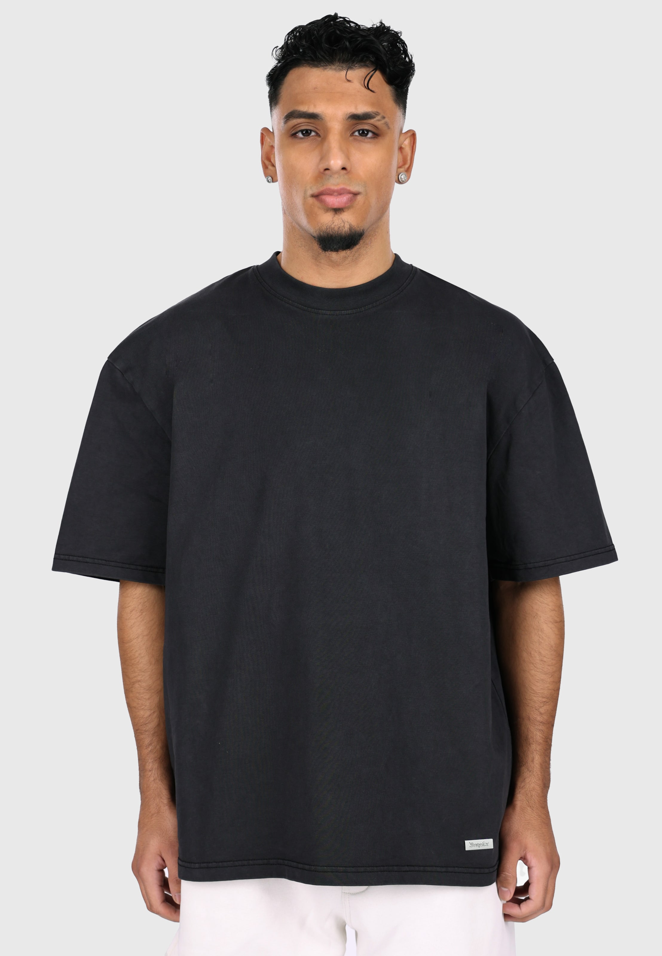 Dropsize HEAVY OVERSIZE METAL PATCH T-SHIRT