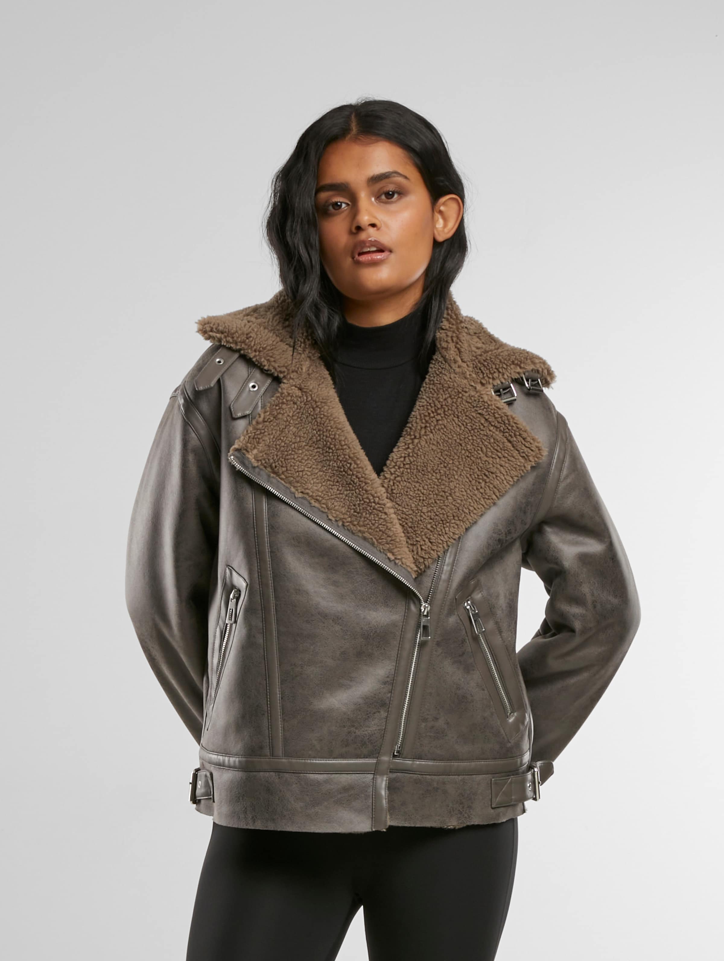 Only Betty Bonded Oversized Aviator Übergangsjacke