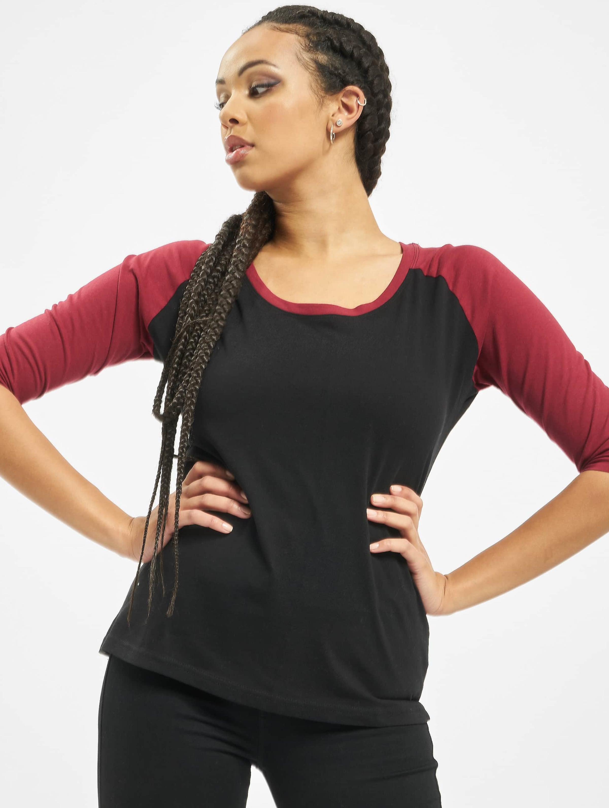 Urban Classics Ladies 3/4 Contrast Raglan Tee