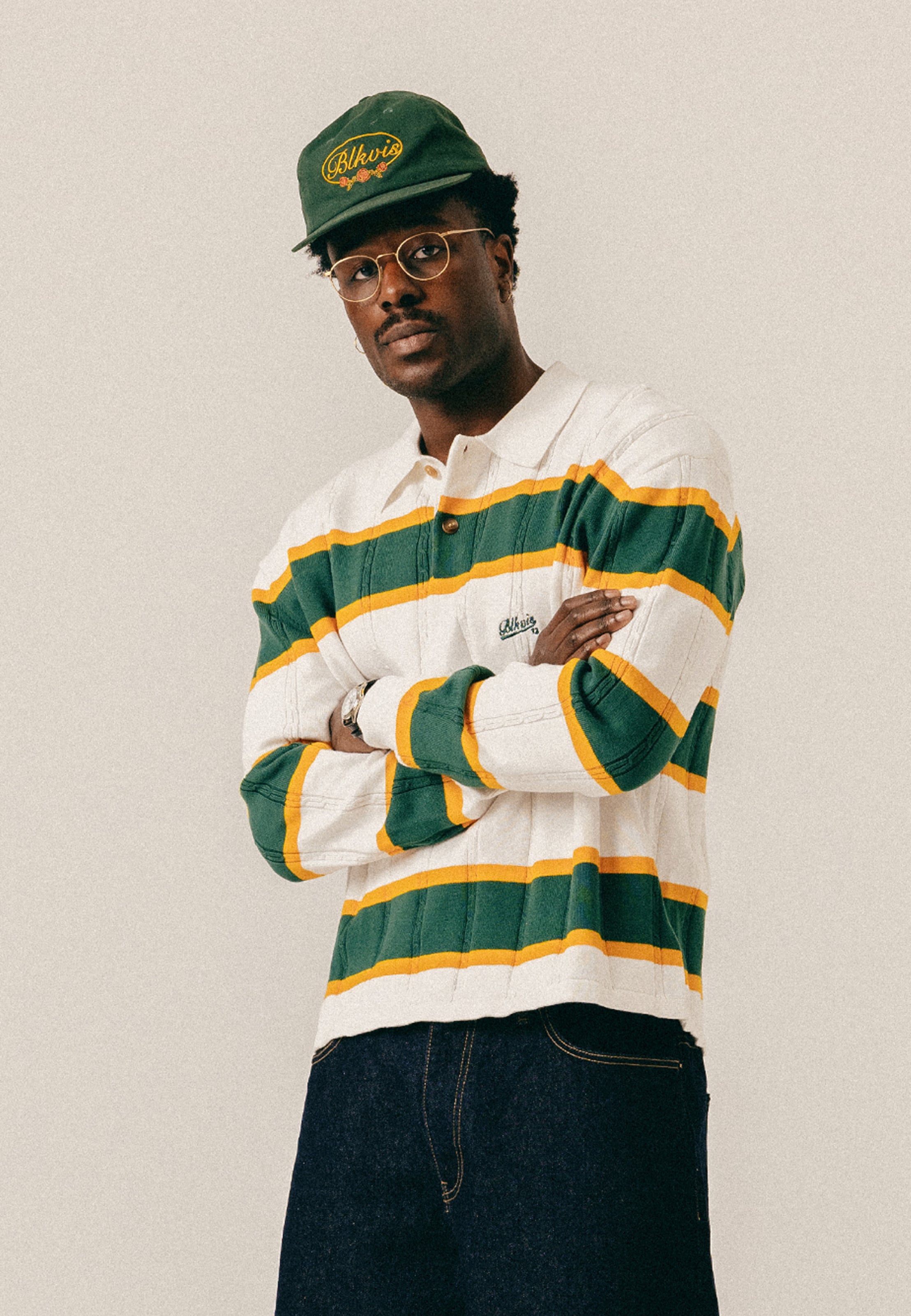 BLKVIS Cable Knit Longsleeve Polo